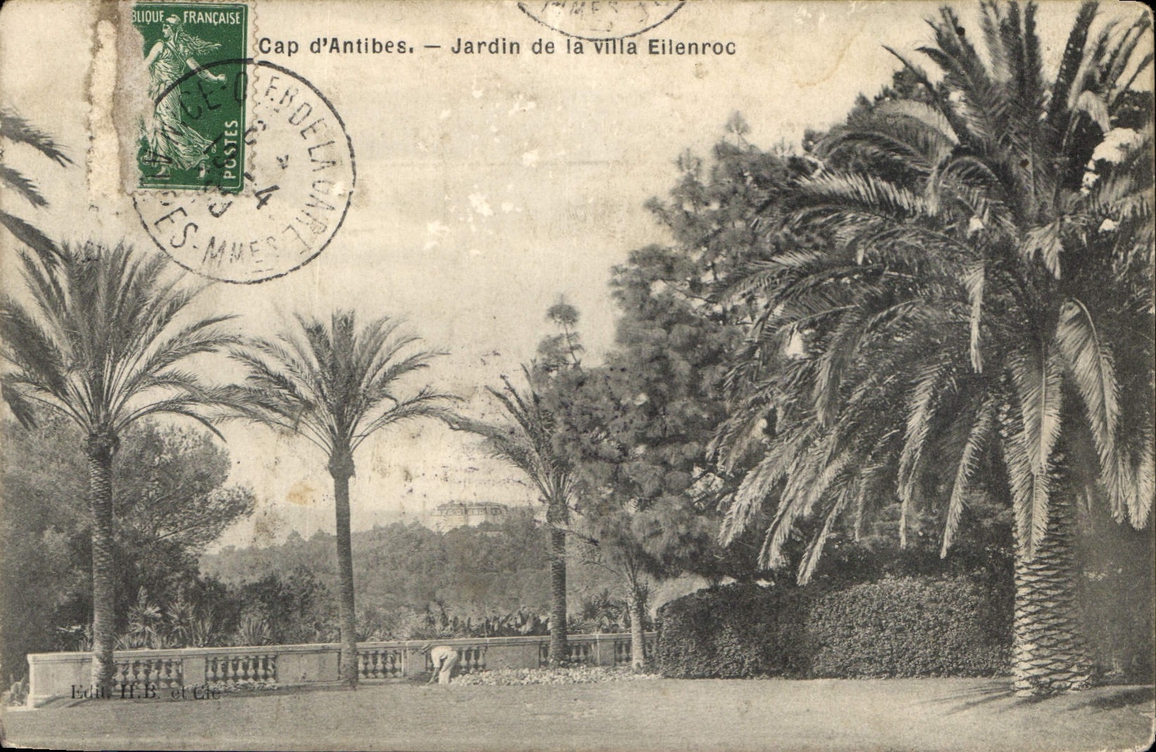 CPA Cap d'Antibes Jardin de la Villa Ellenroc 