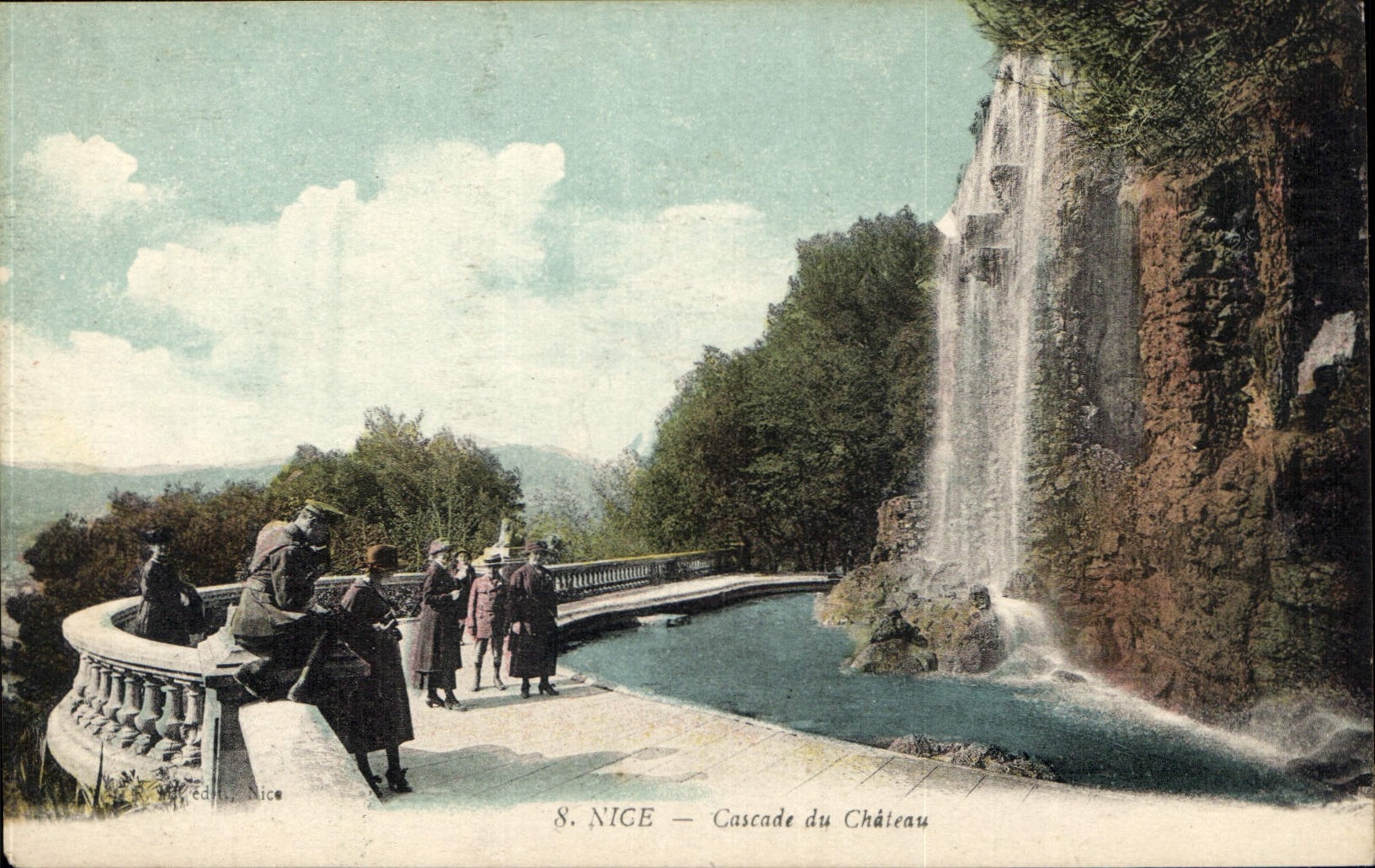 CPA Nice Cascade du Chateau 