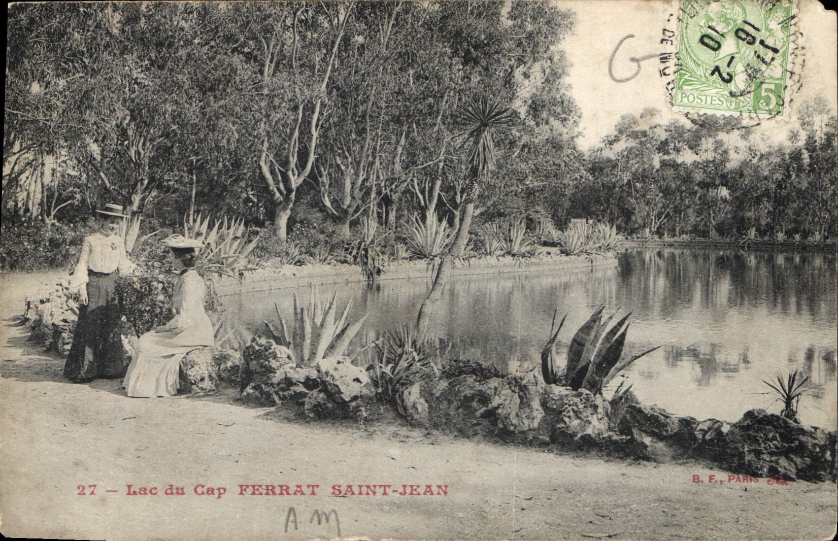 CPA Lac du Cap Ferrat Saint Jean 