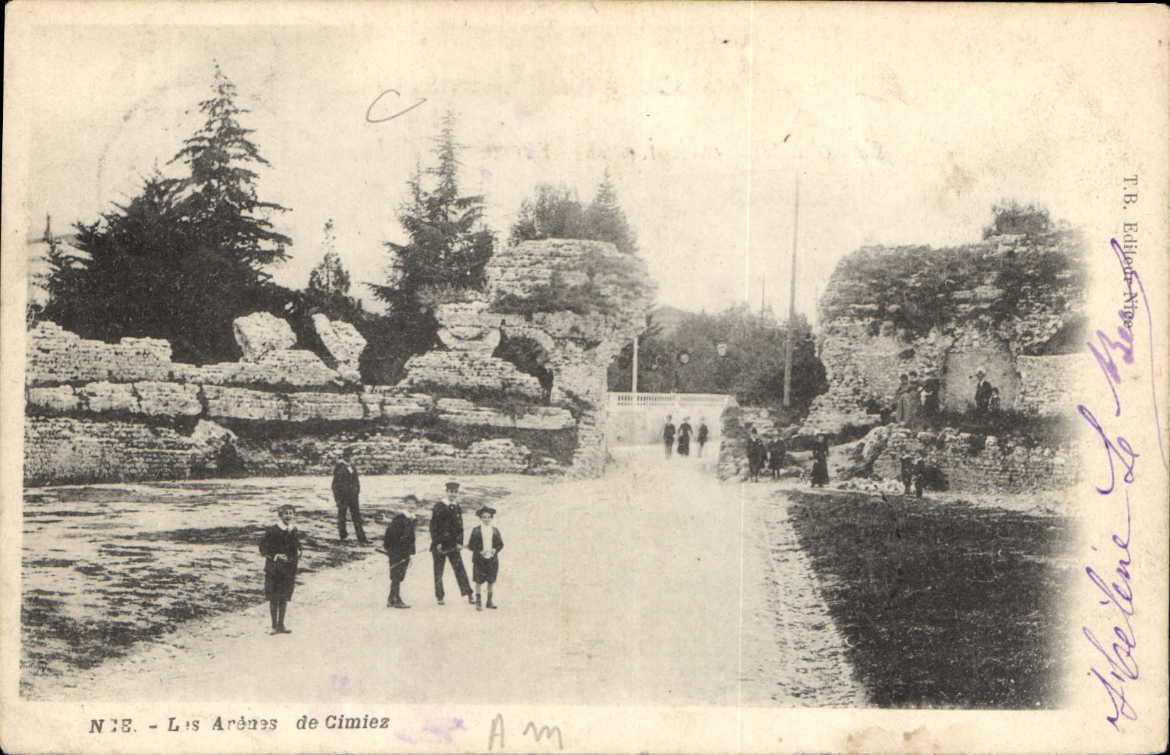 CPA Nice Les Arenes de Cimiez 