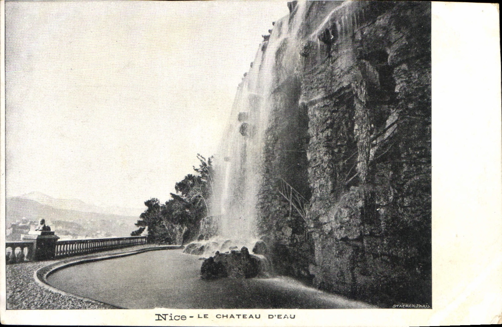 CPA Nice Le Chateau d'Eau 