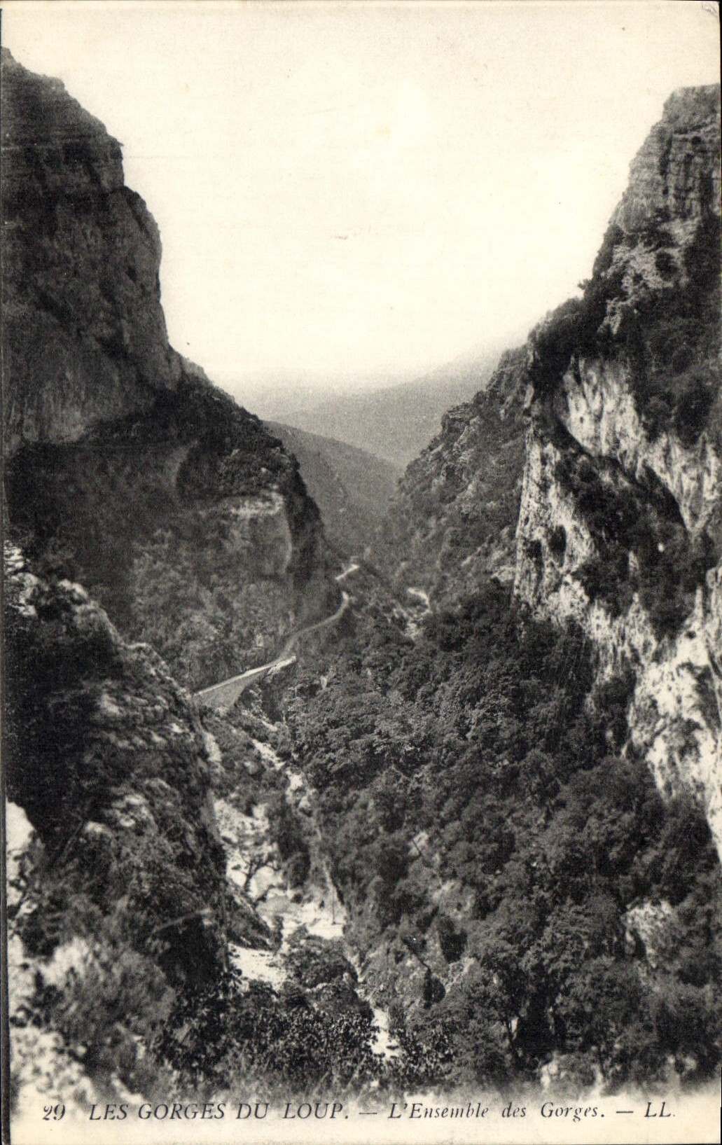CPA Les Gorges du Loup L'Ensemble des Gorges 