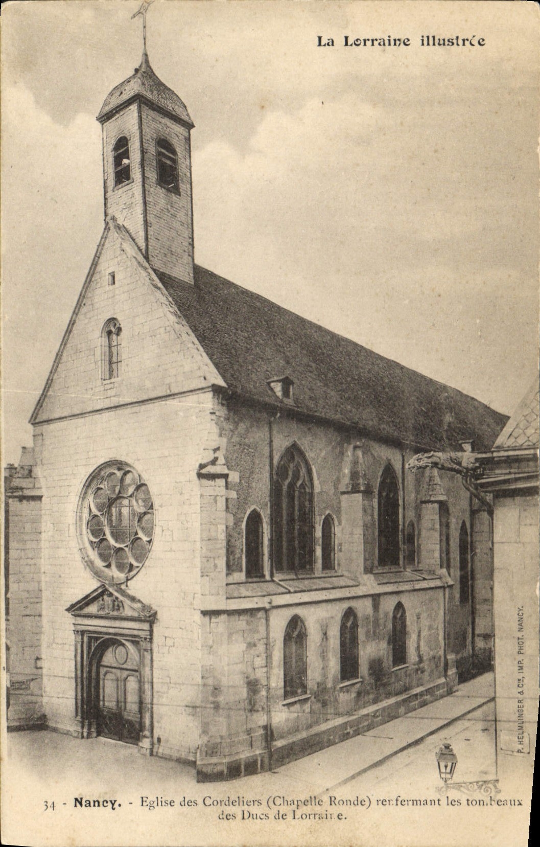 CPA Nancy Eglise des Cordeliers Chapelle Ronde 
