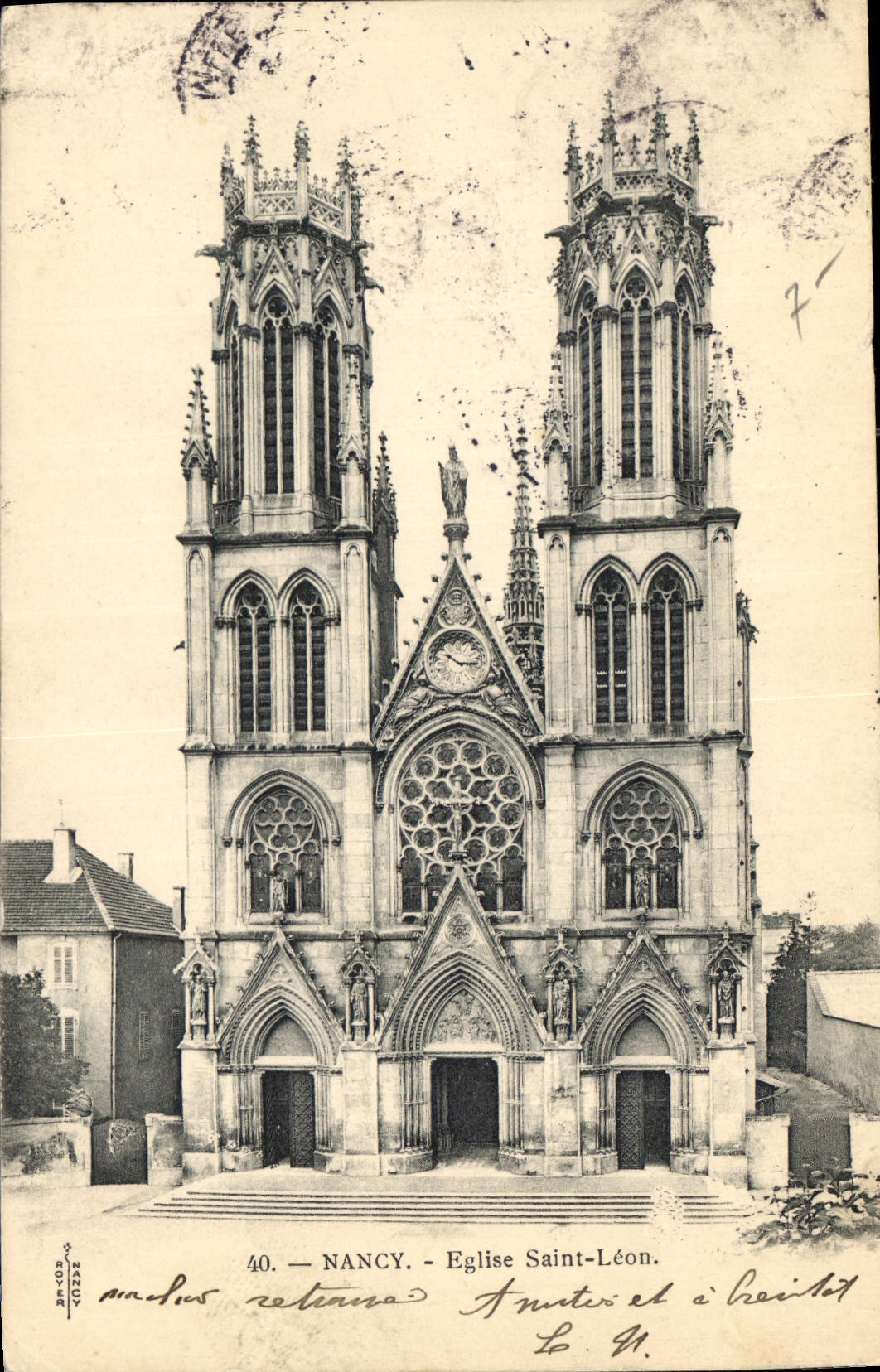 CPA Nancy Eglise Saint Leon 