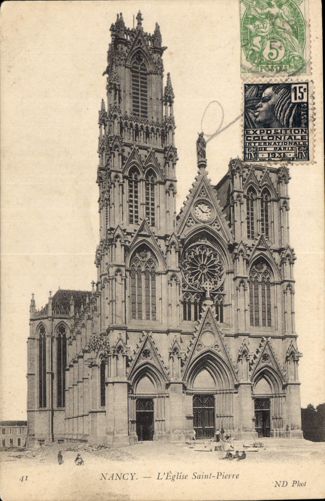 CPA Nancy L'Eglise Saint Pierre 