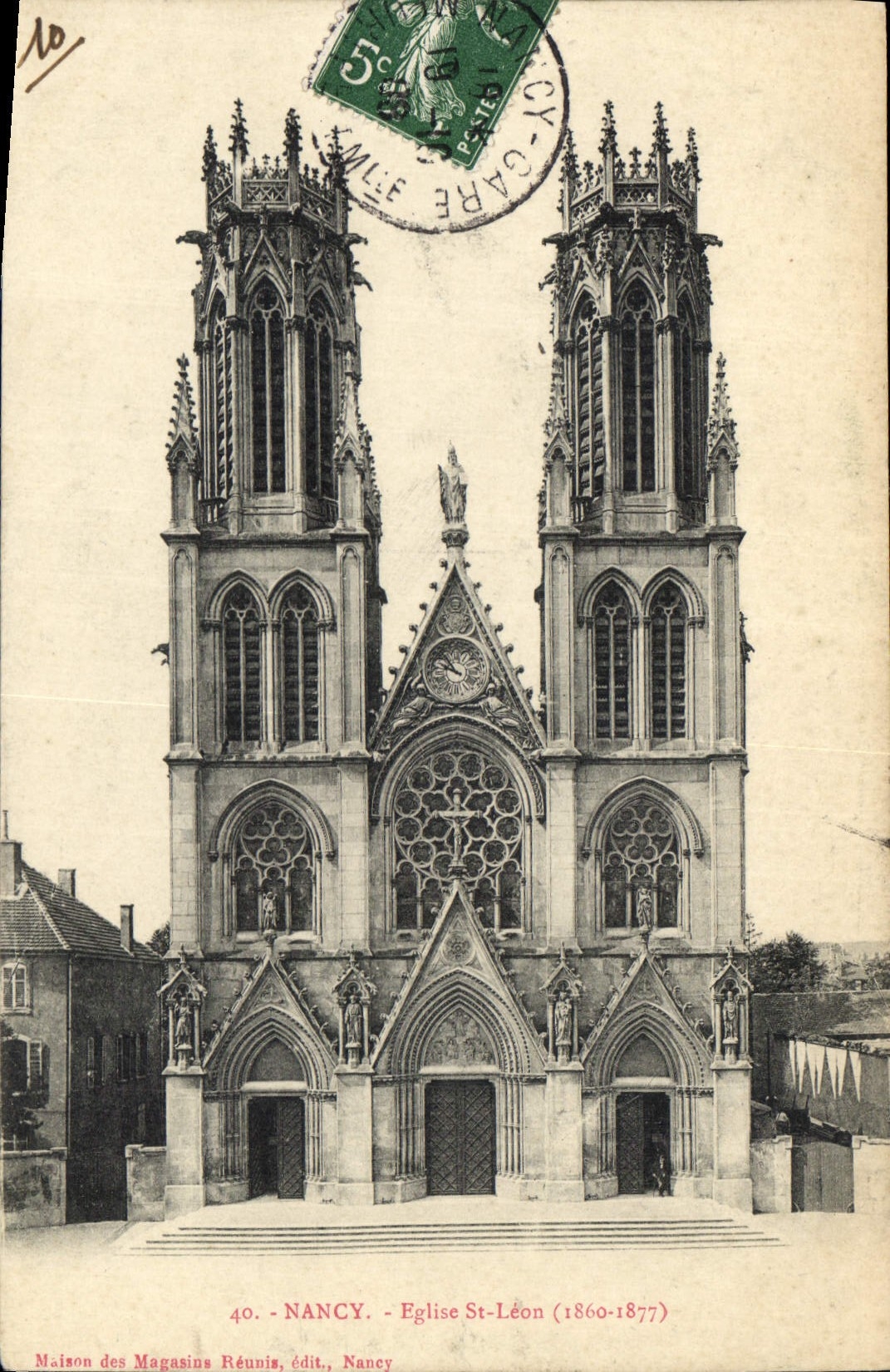 CPA Nancy Eglise St Leon 