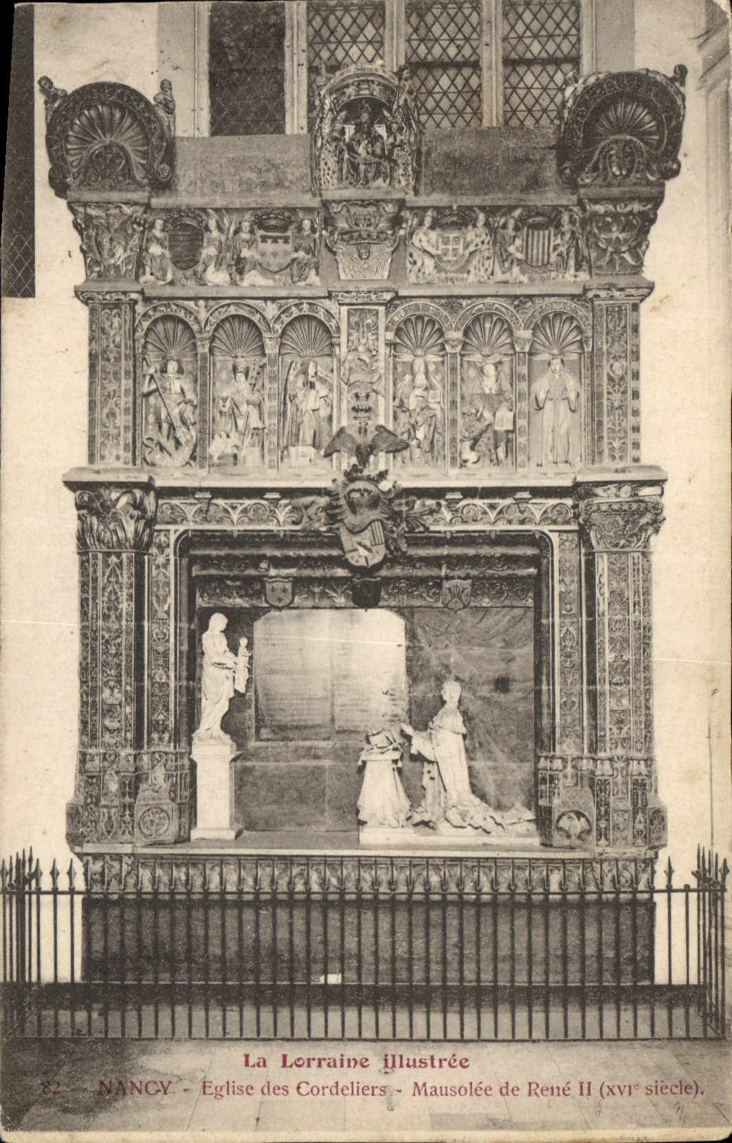 CPA Nancy Eglise des Cordeliers Mausolee de Rene II 