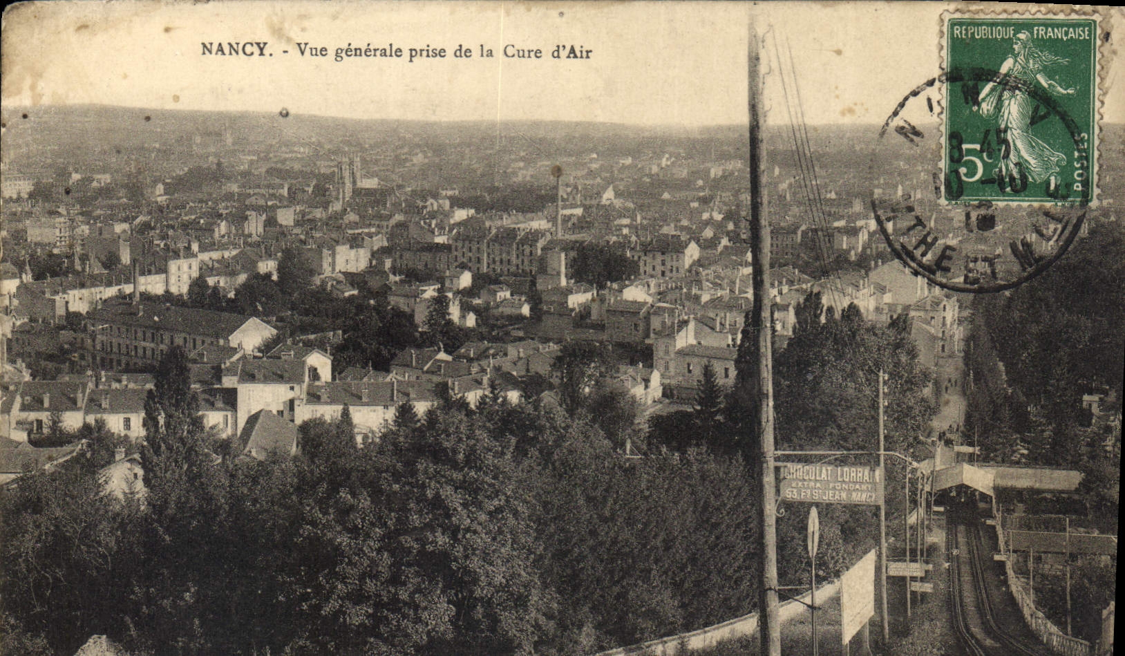 CPA Nancy Vue generale prise de la Cure d'Air 