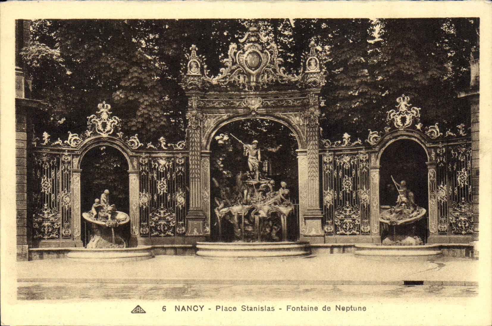 CPA Nancy Place Stanislas Fontaine de Neptune 