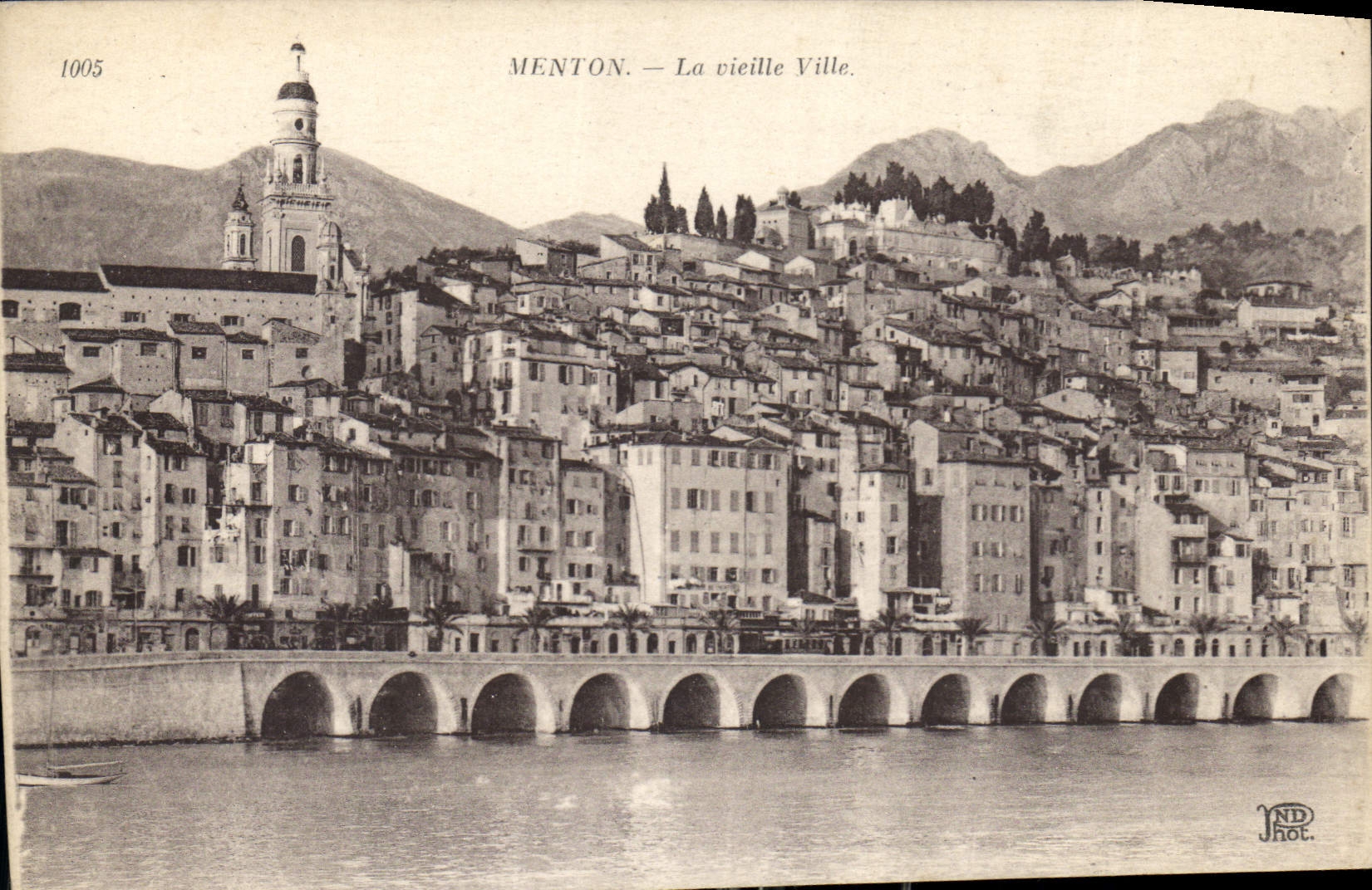 CPA Menton La vieille Ville 