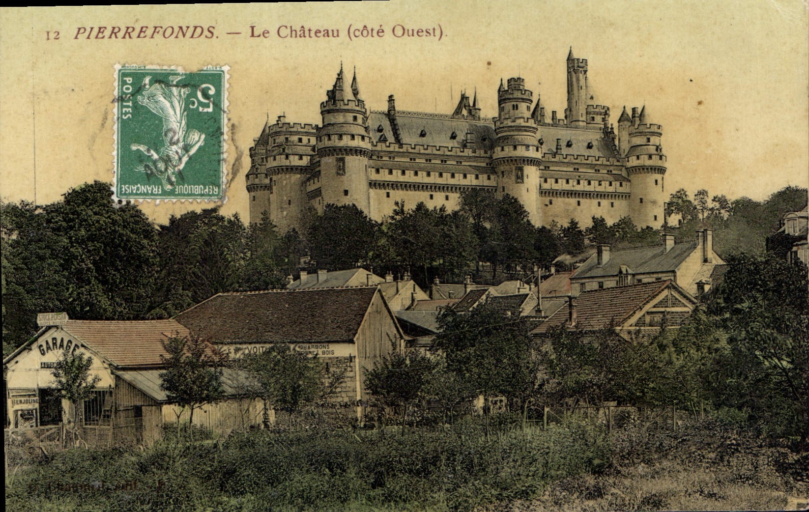 CPA Pierrefonds Le Chateau Cote Ouest 