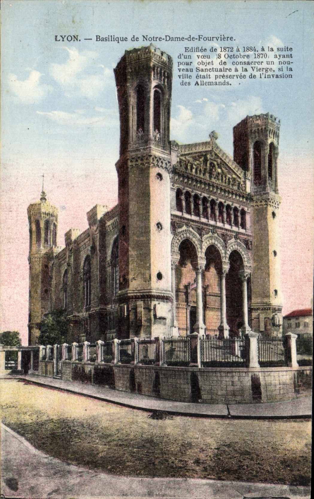 CPA Lyon Basilique de Notre Dame de Fourviere