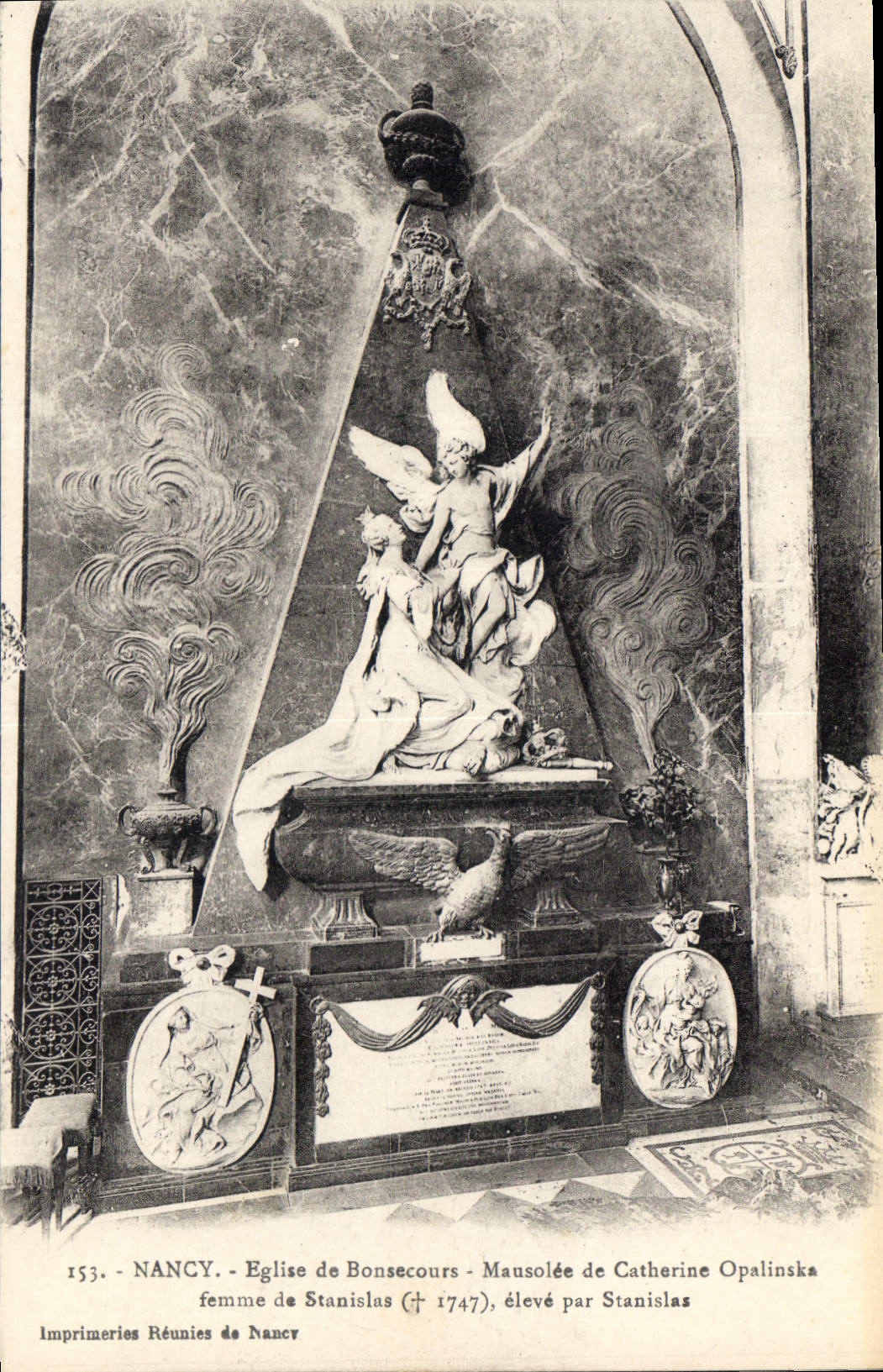 CPA Nancy Eglise de Bonsecours Mausolee de Catherine Opalinska