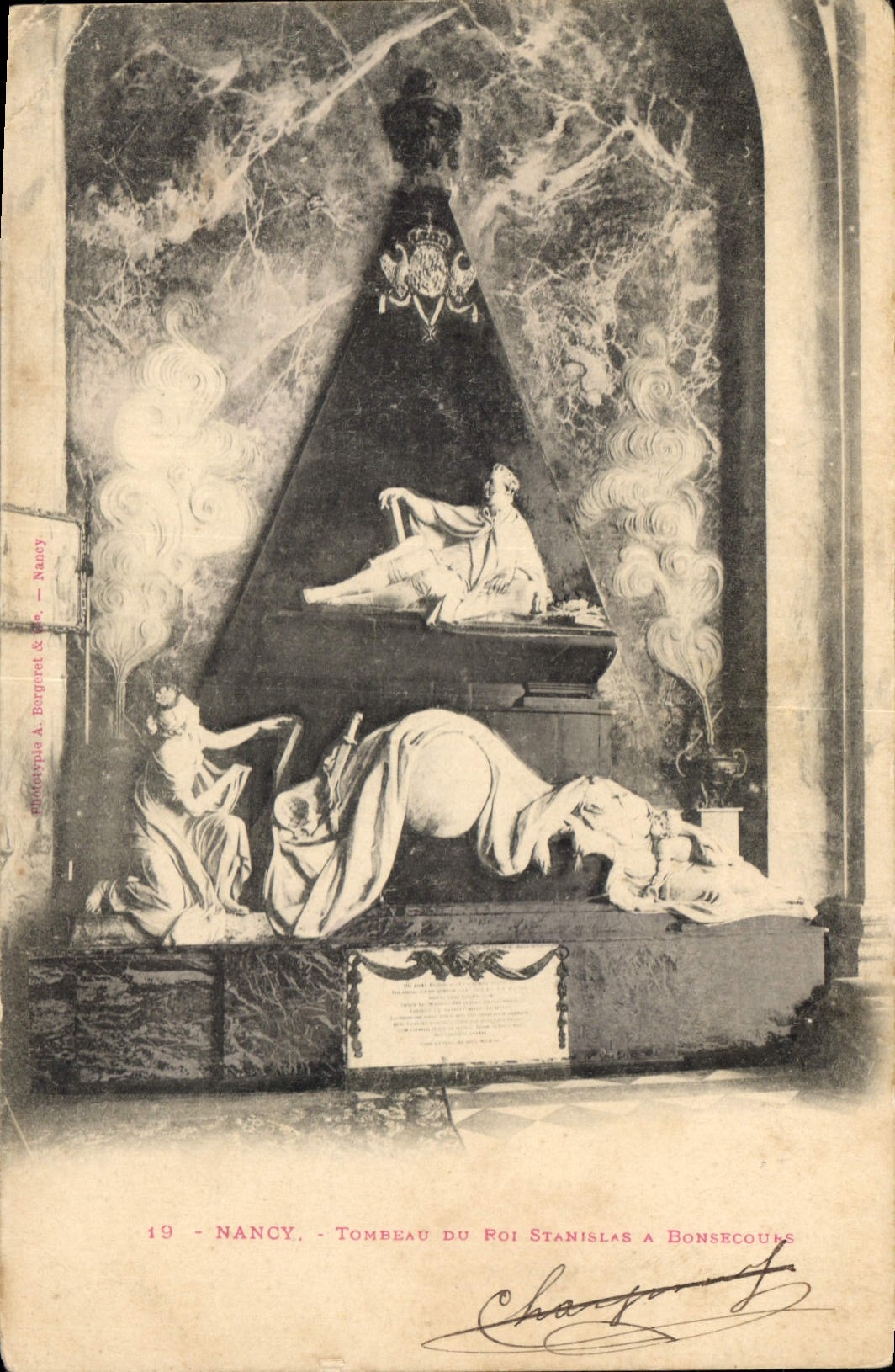 CPA Nancy Tombeau du Roi Stanislas a Bonsecours 
