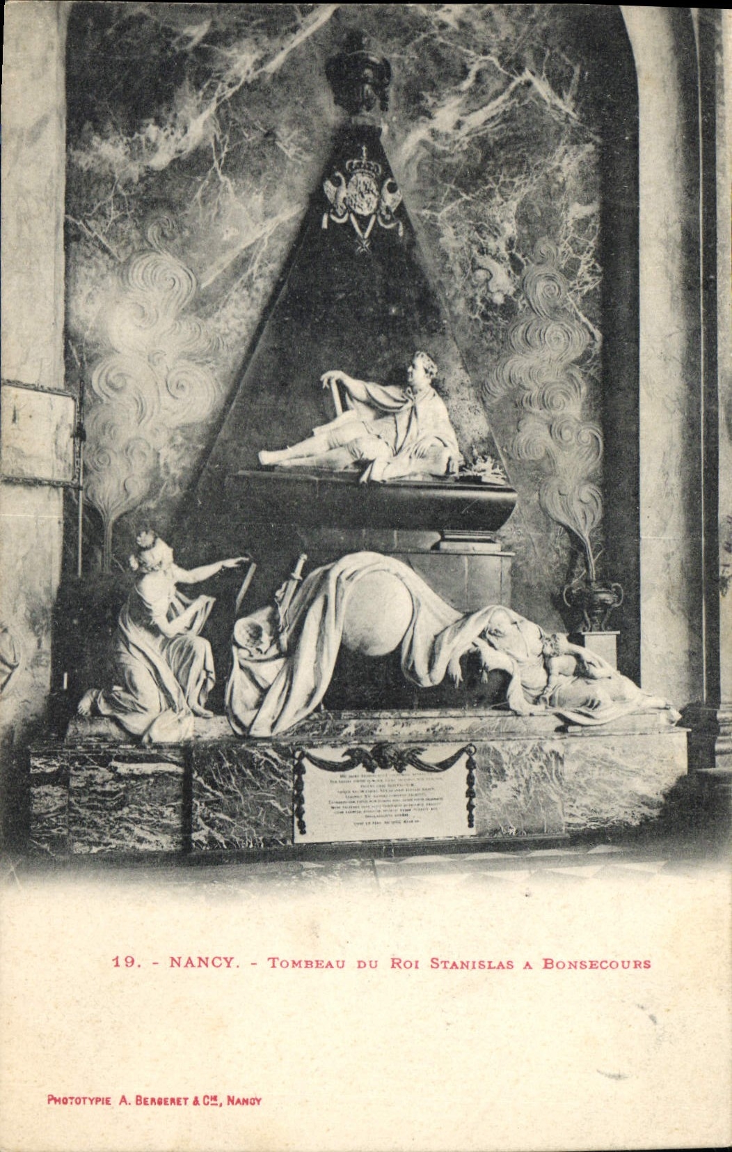 CPA Nancy Tombeau du Roi Stanislas a Bonsecours 