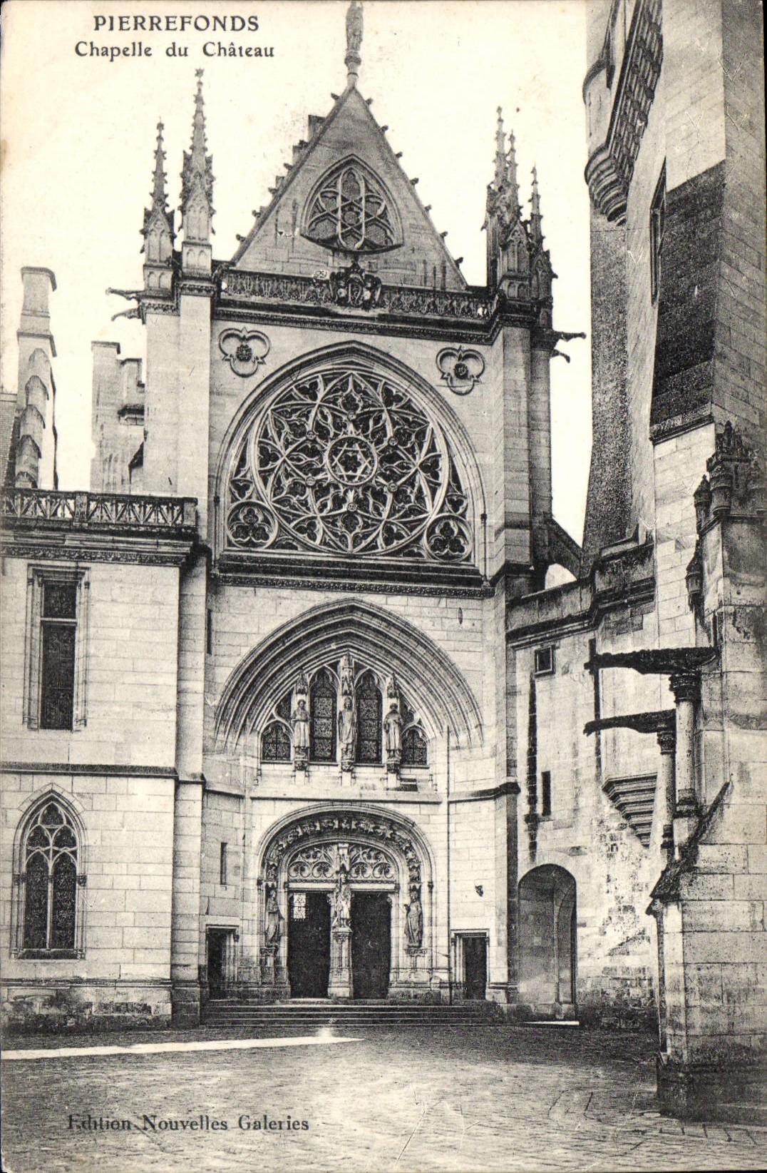 CPA Pierrefonds Chapelle du Chateau