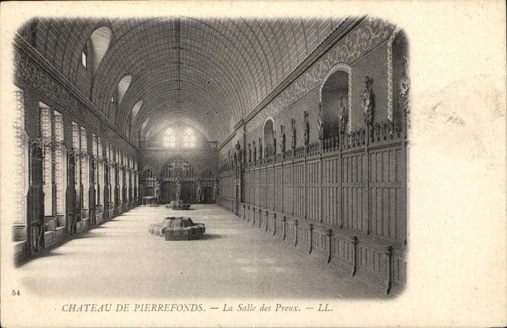 CPA Chateau de Pierrefonds La Salle des Preux