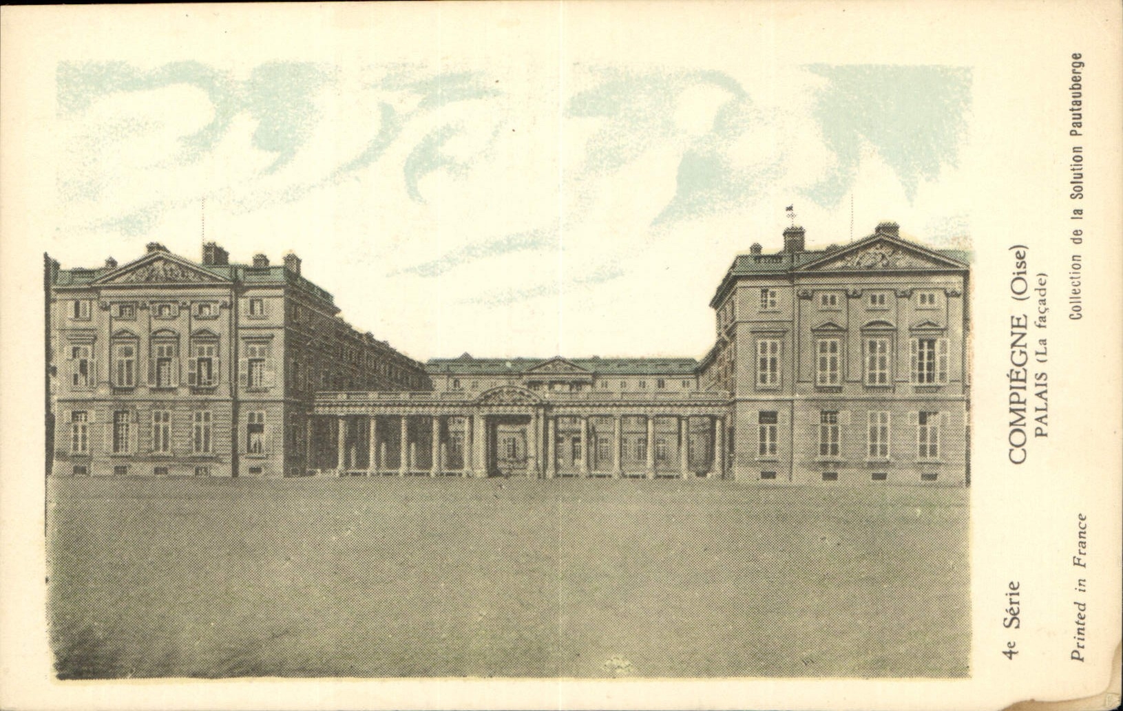 CPA Compiegne Oise Palais La facade 