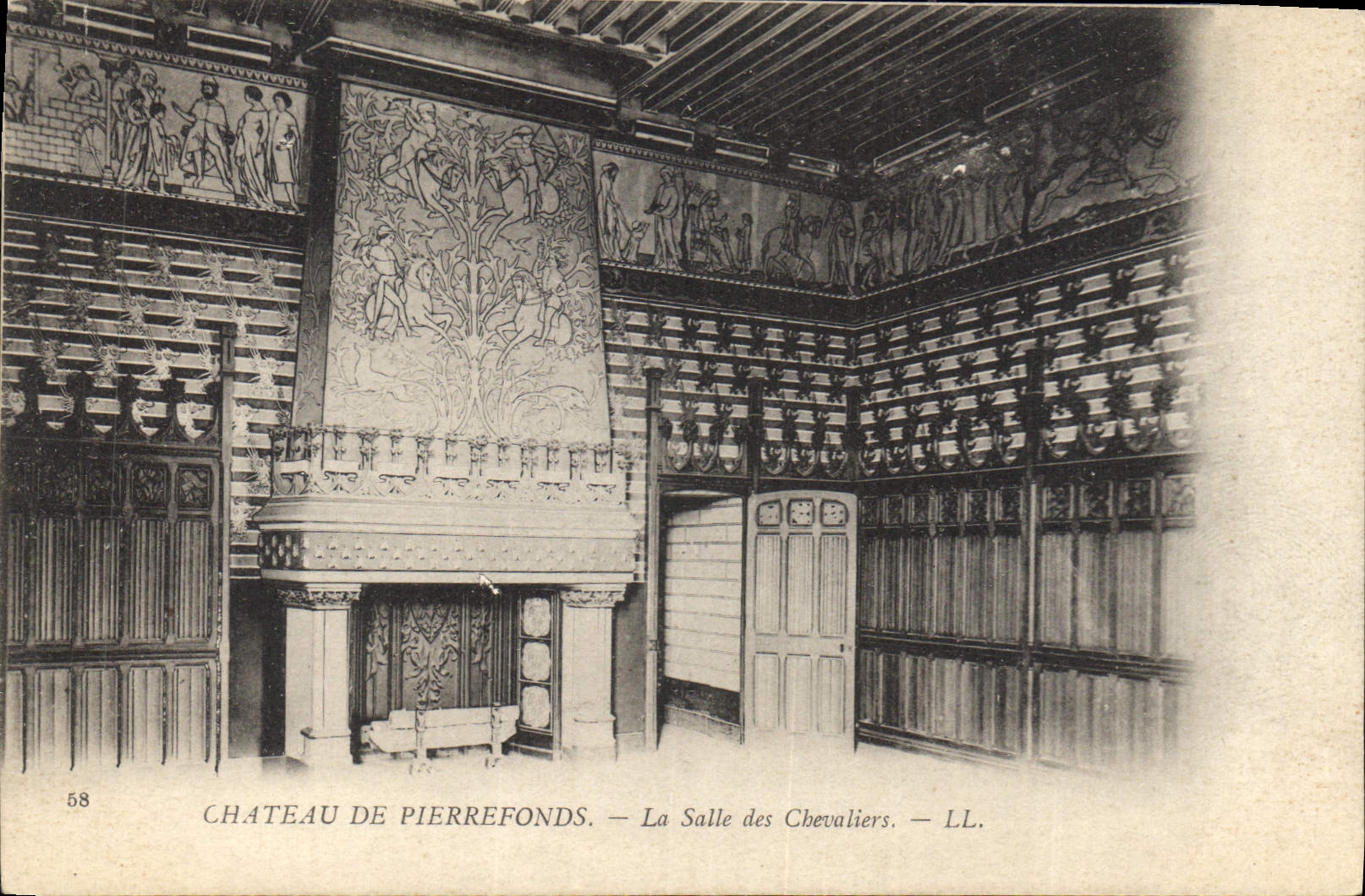 CPA Chateau de Pierrefonds La Salle des Chevaliers 