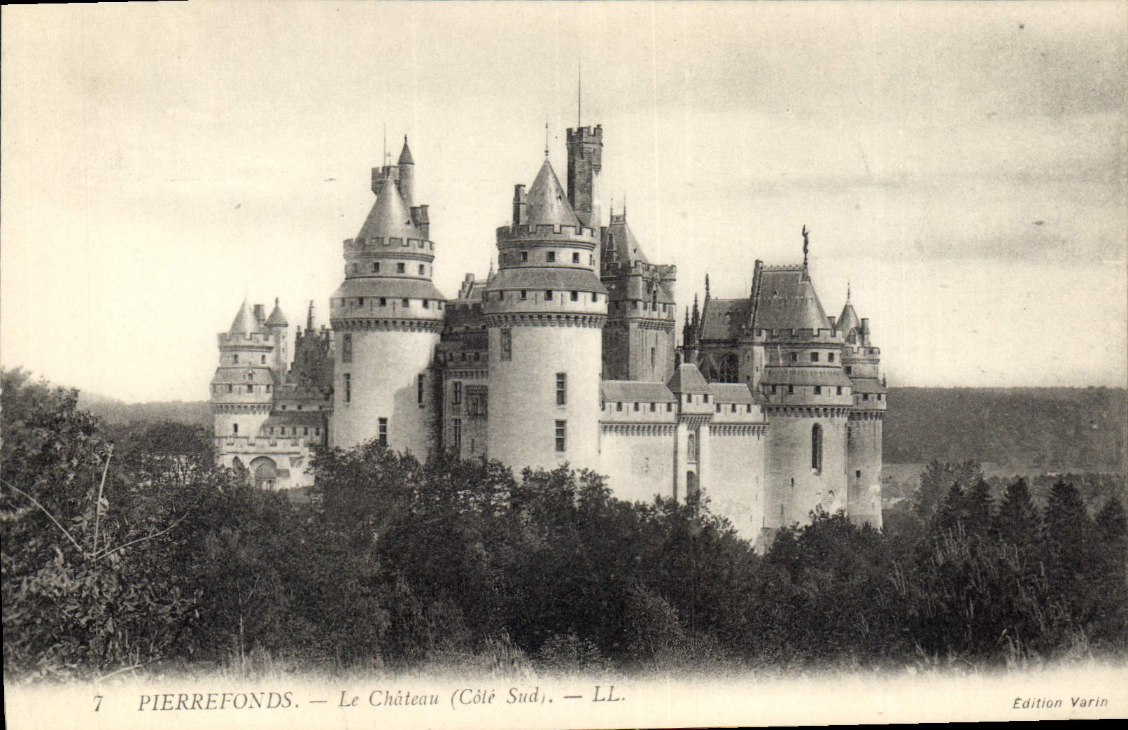 CPA Pierrefonds Le Chateau Cote Sud 