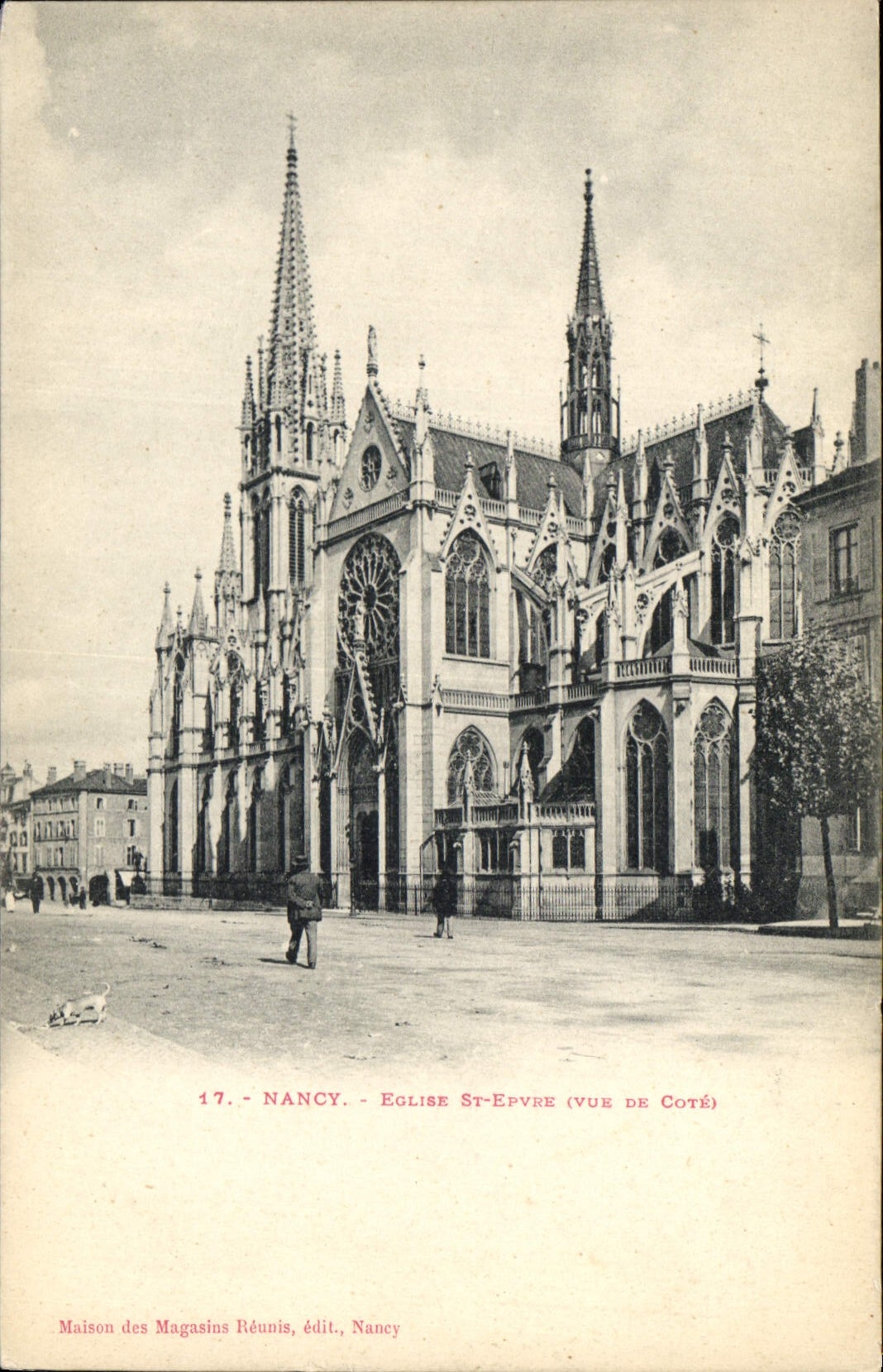 CPA Nancy Eglise St Epvre Vue de Cote 