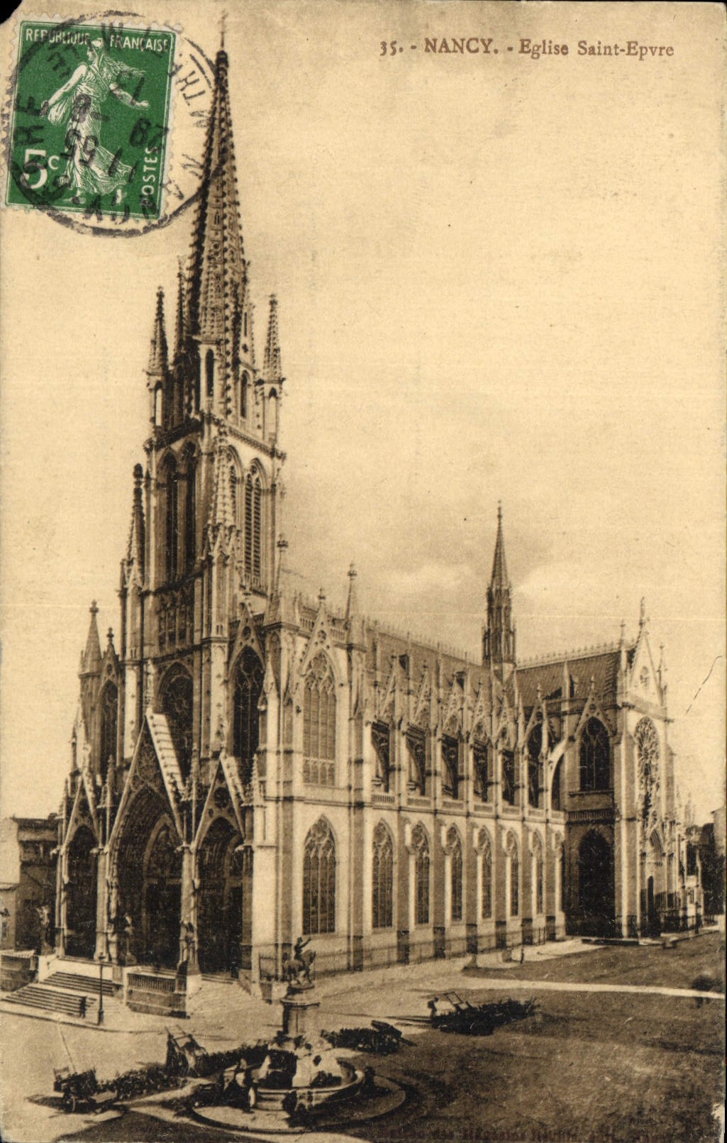 CPA Nancy Eglise Saint Epvre 