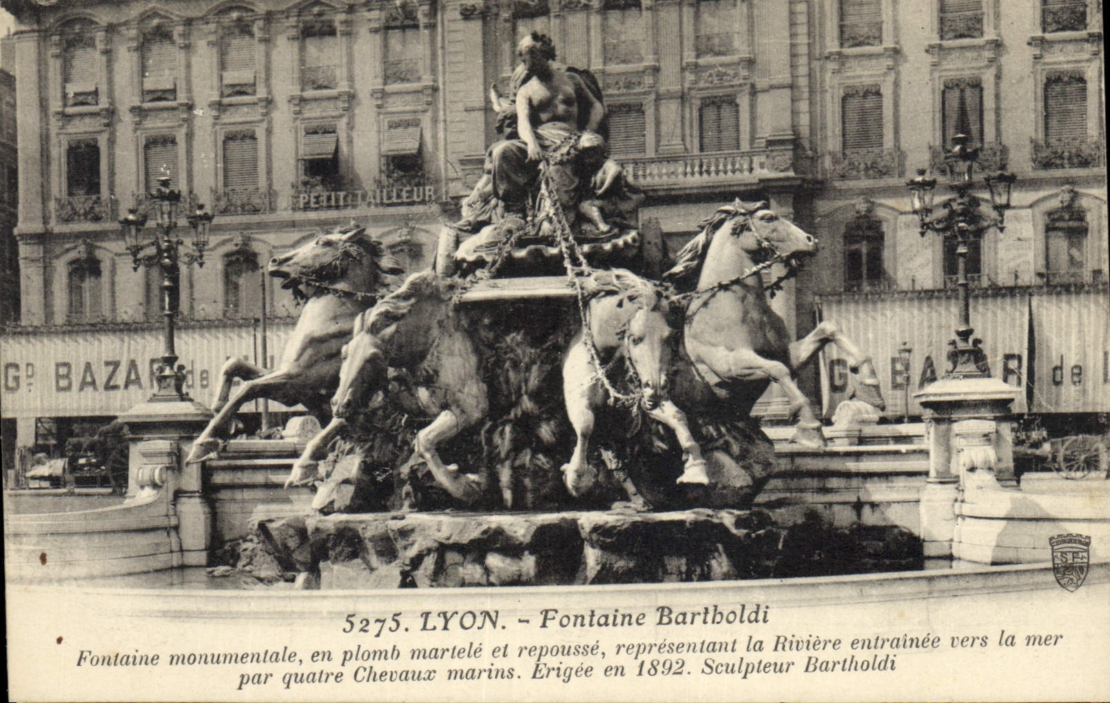 CPA Lyon Fontaine Bartholdi 