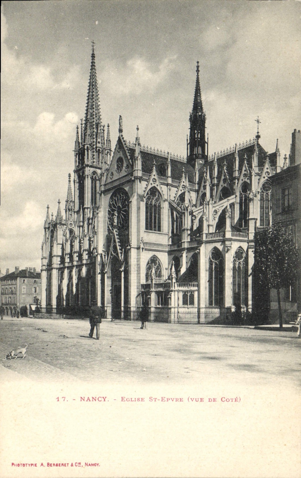 CPA Lyon Eglise St Epvre vue de Cote 