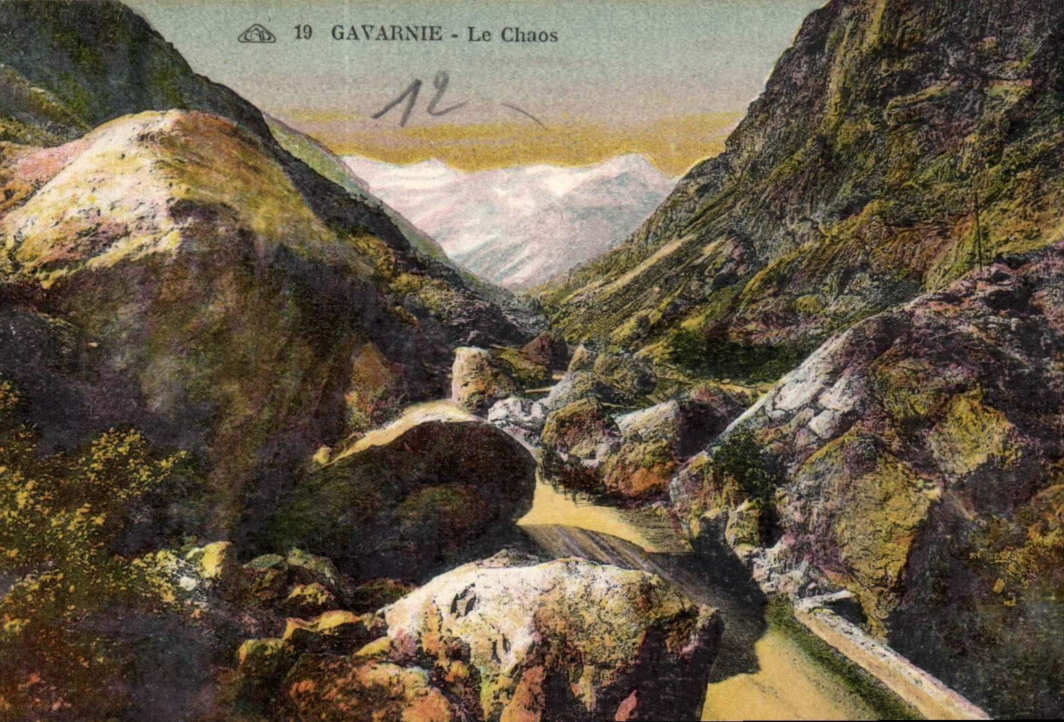 CPA Gavarnie Le Chaos 