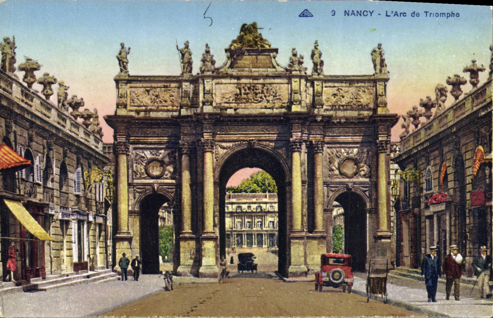 CPA Nancy L'Arc de Triomphe 