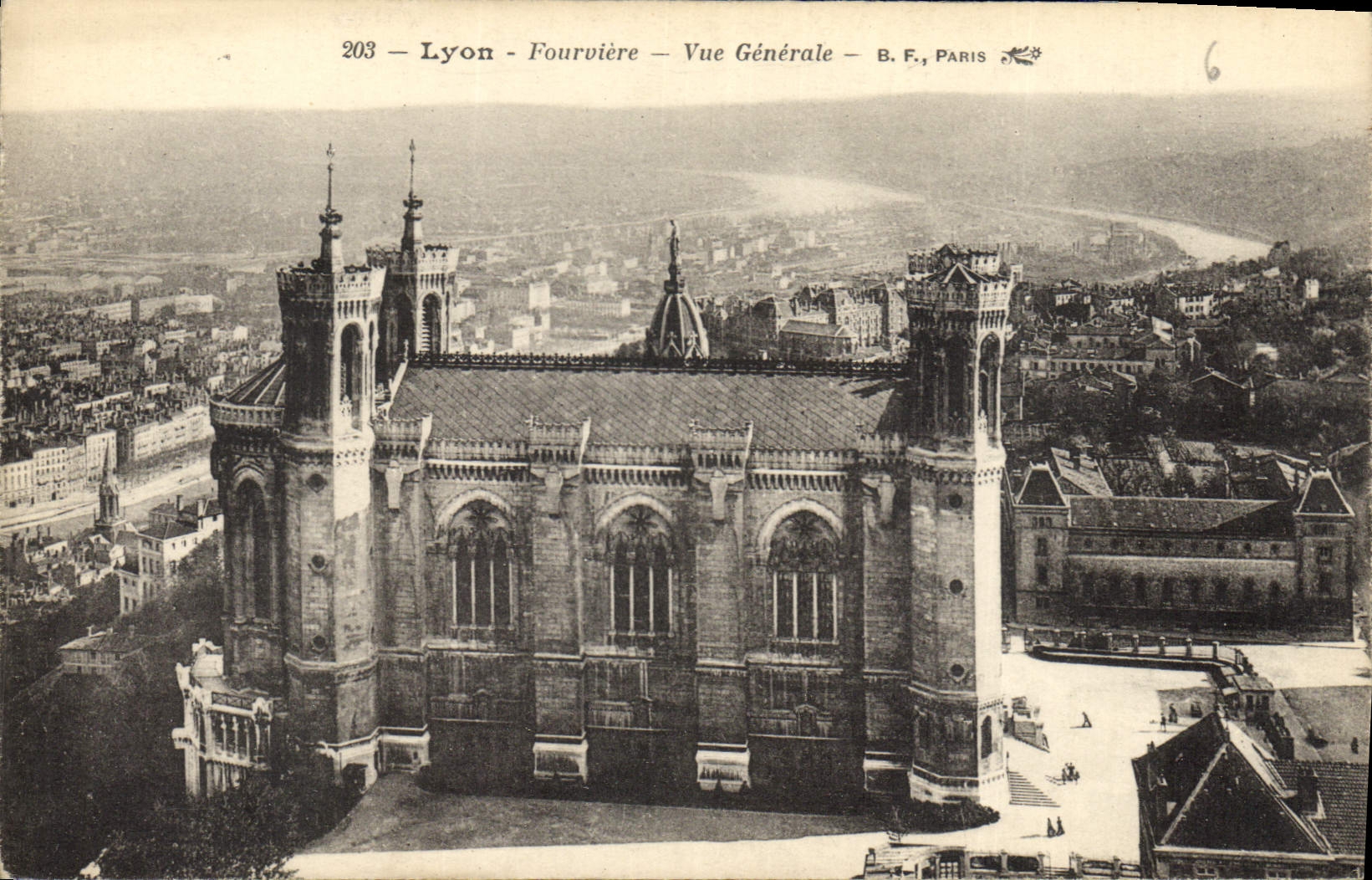 CPA Lyon Fourviere Vue Generale 