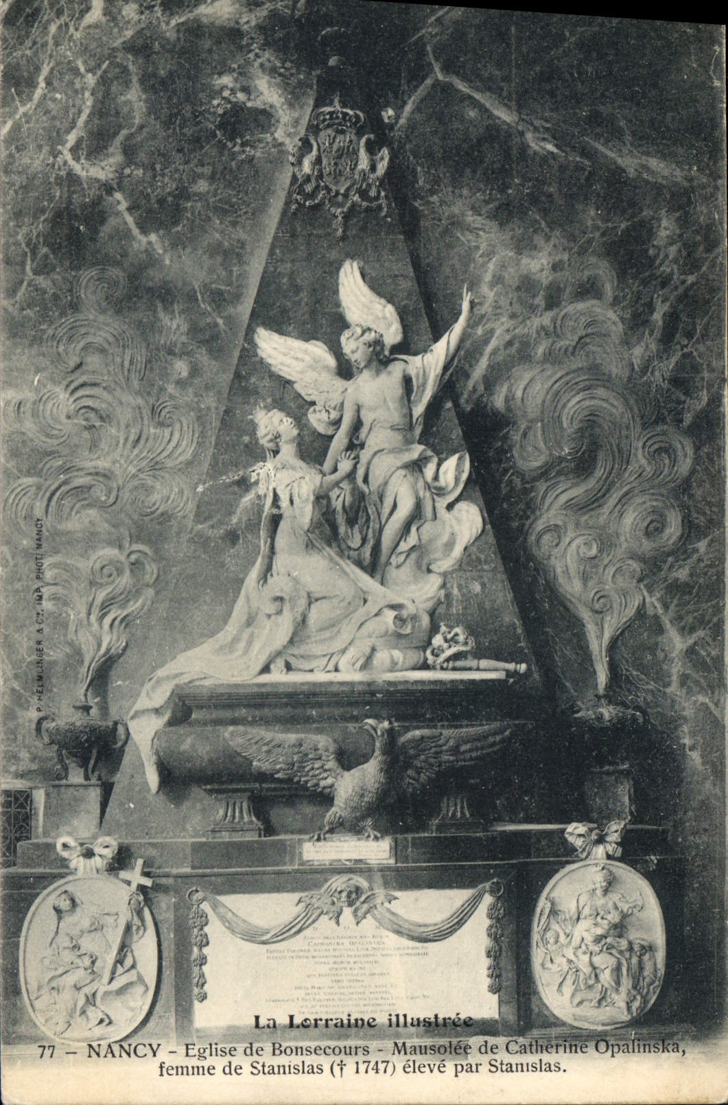 CPA Nancy Eglise de Bonsecours Mausolee de Catherine Opalinska 