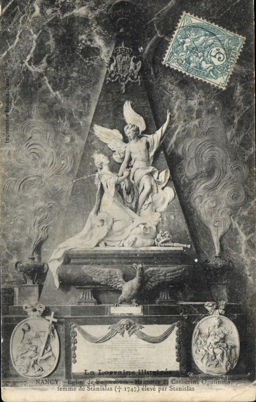 CPA Nancy Eglise de Bonsecours Mausolee de Catherine 