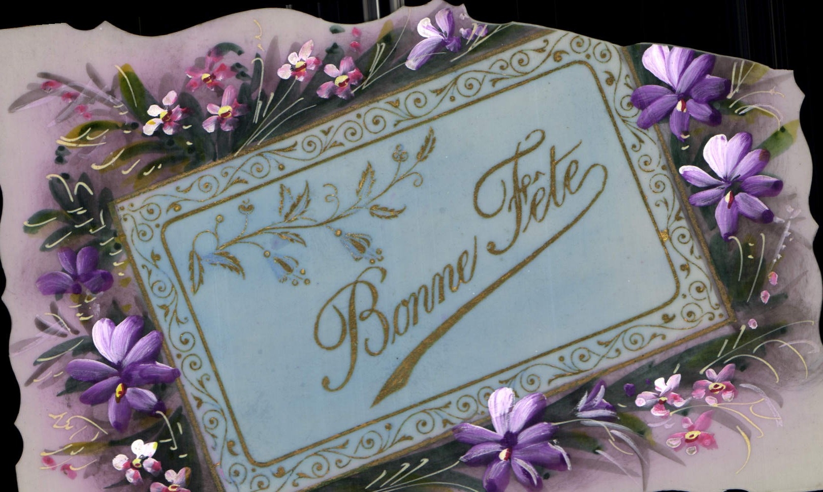 CPA Bonne Fete Fleurs