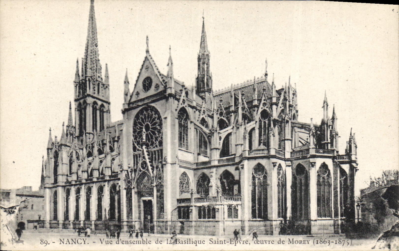 CPA Nancy Vue d'ensemble de la Basilique Saint Epevre de Morey 