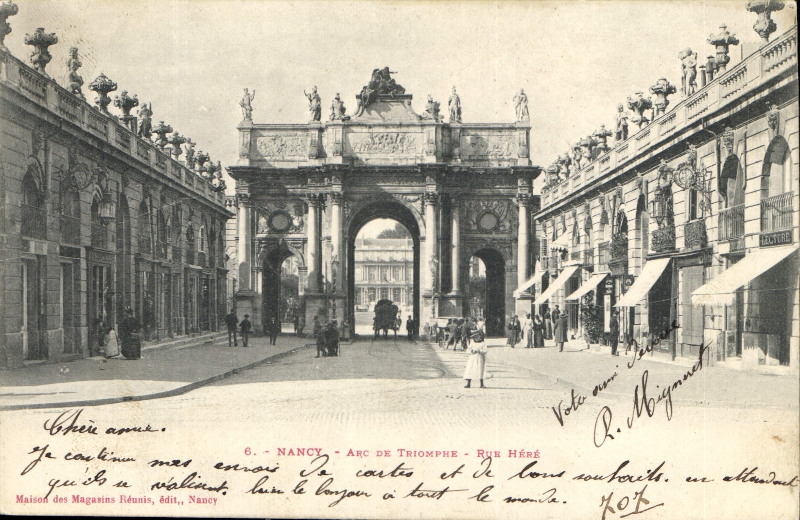 CPA Nancy Arc de Triomphe 