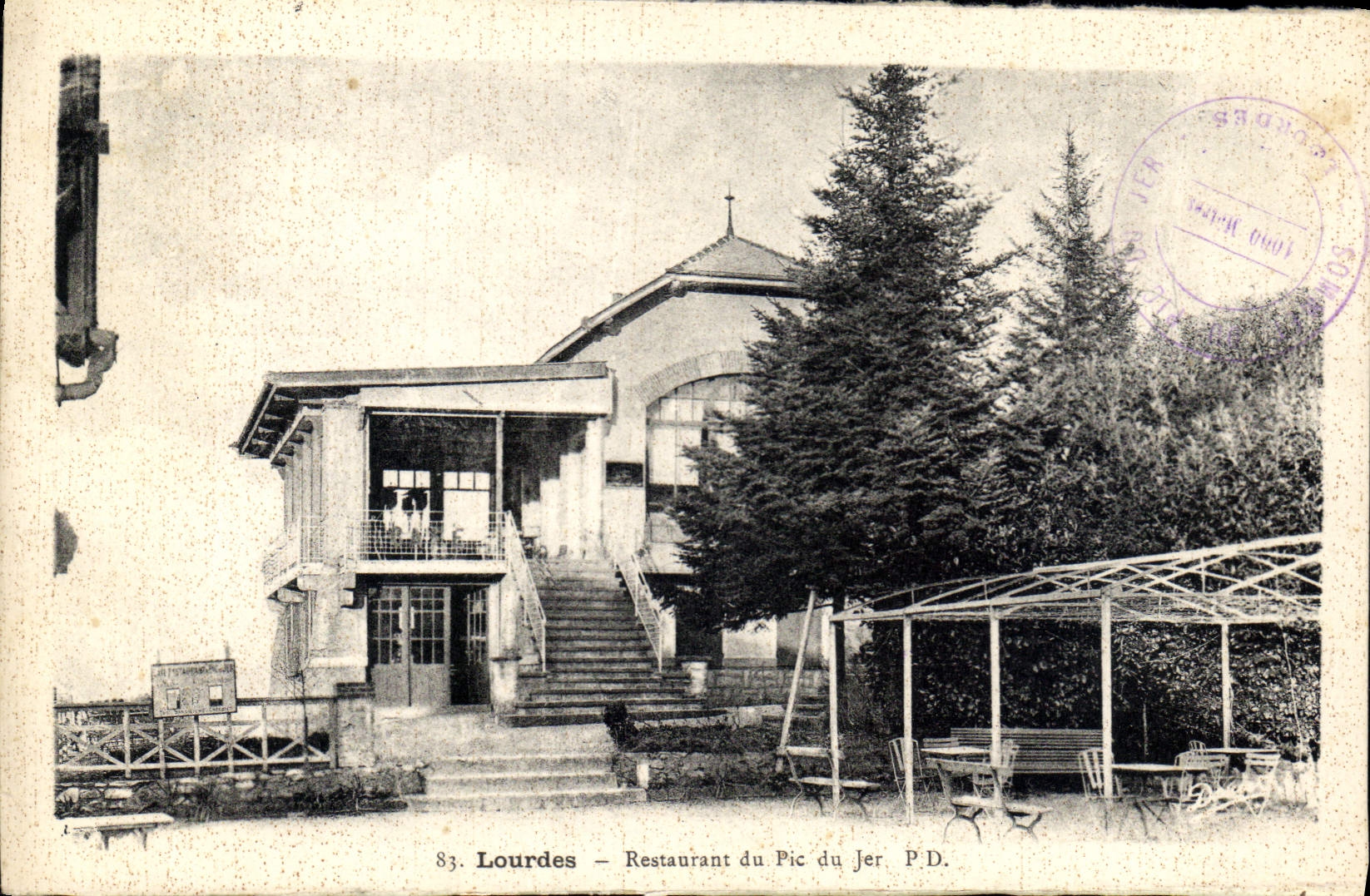 CPA Lourdes Restaurant du Pic du Jer 