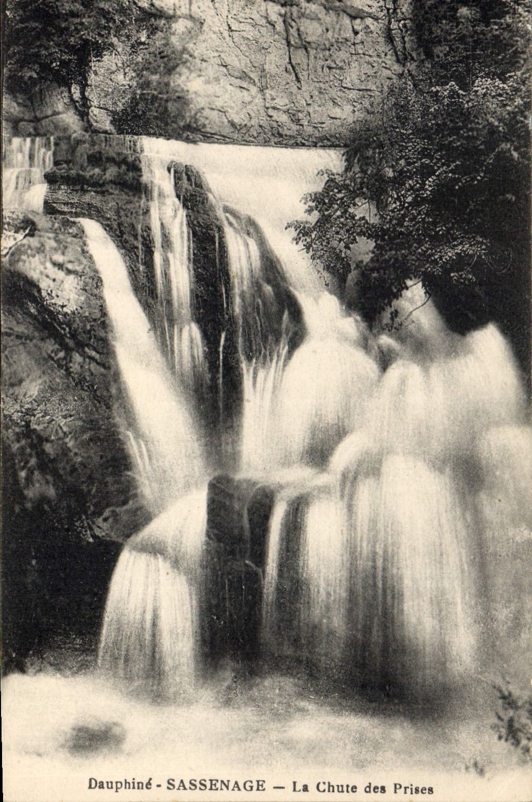 CPA Dauphine Sassenage La Chute des Prises