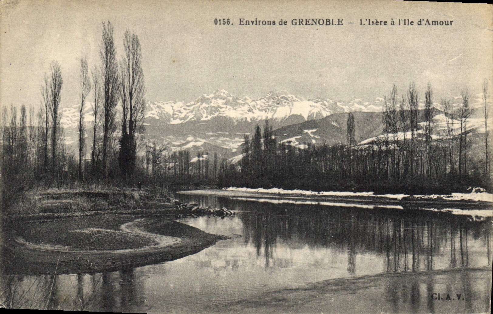 CPA Environs de Grenoble L'Isere a I'Ile d'Amour 