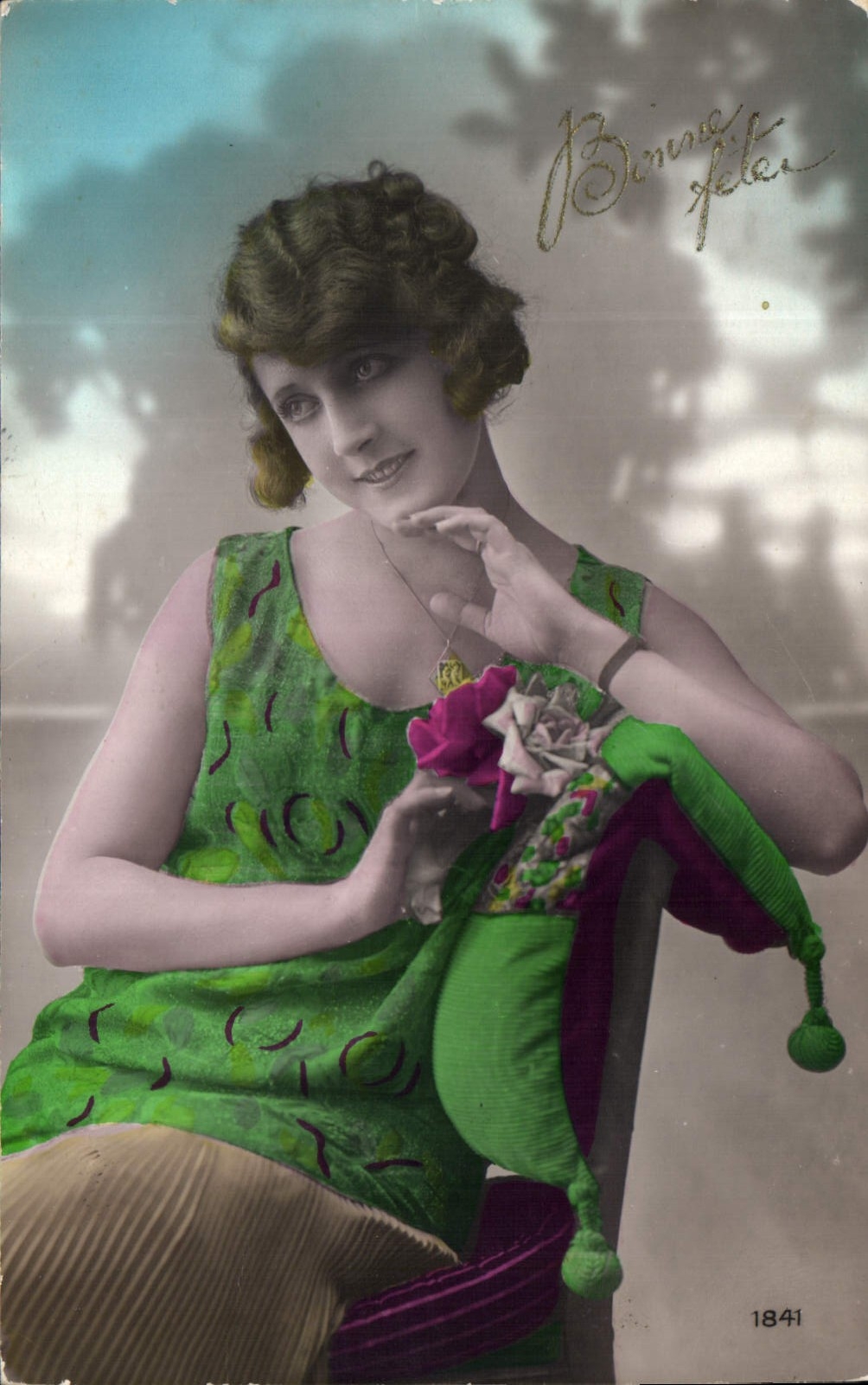 CPA Bonne Fete Femme