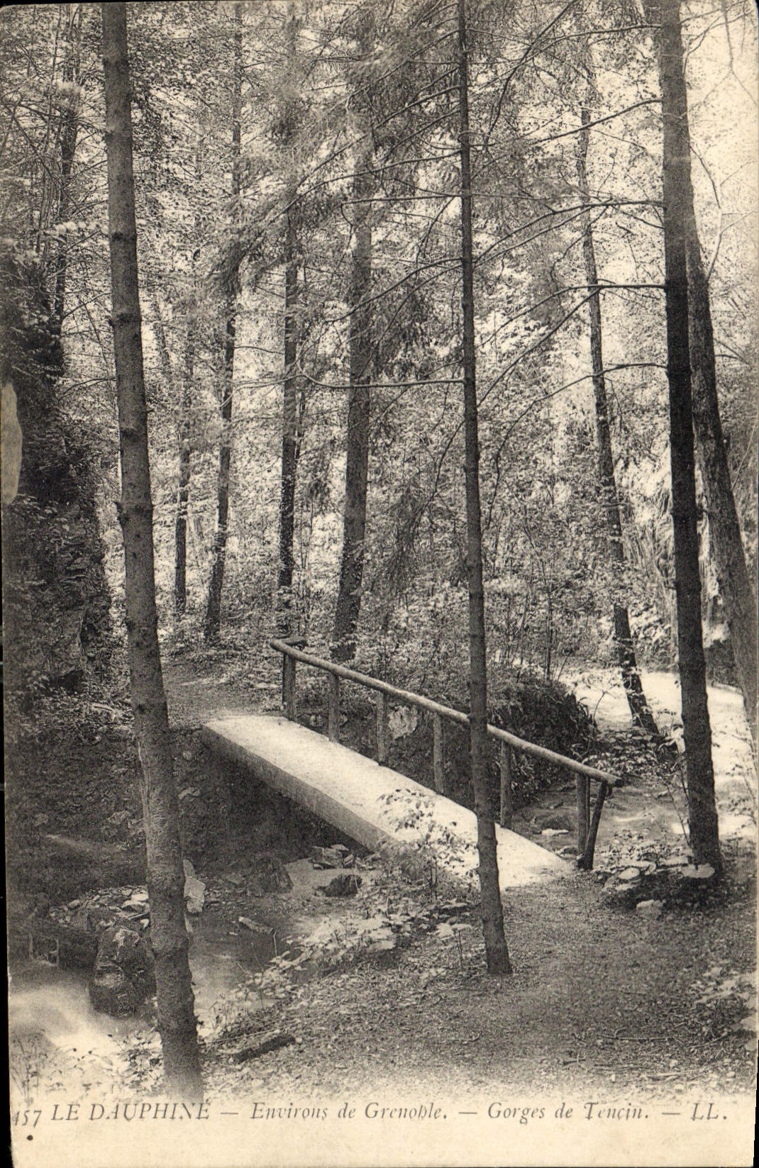 CPA Le Dauphine Environs de Grenoble Gorges de Tencin