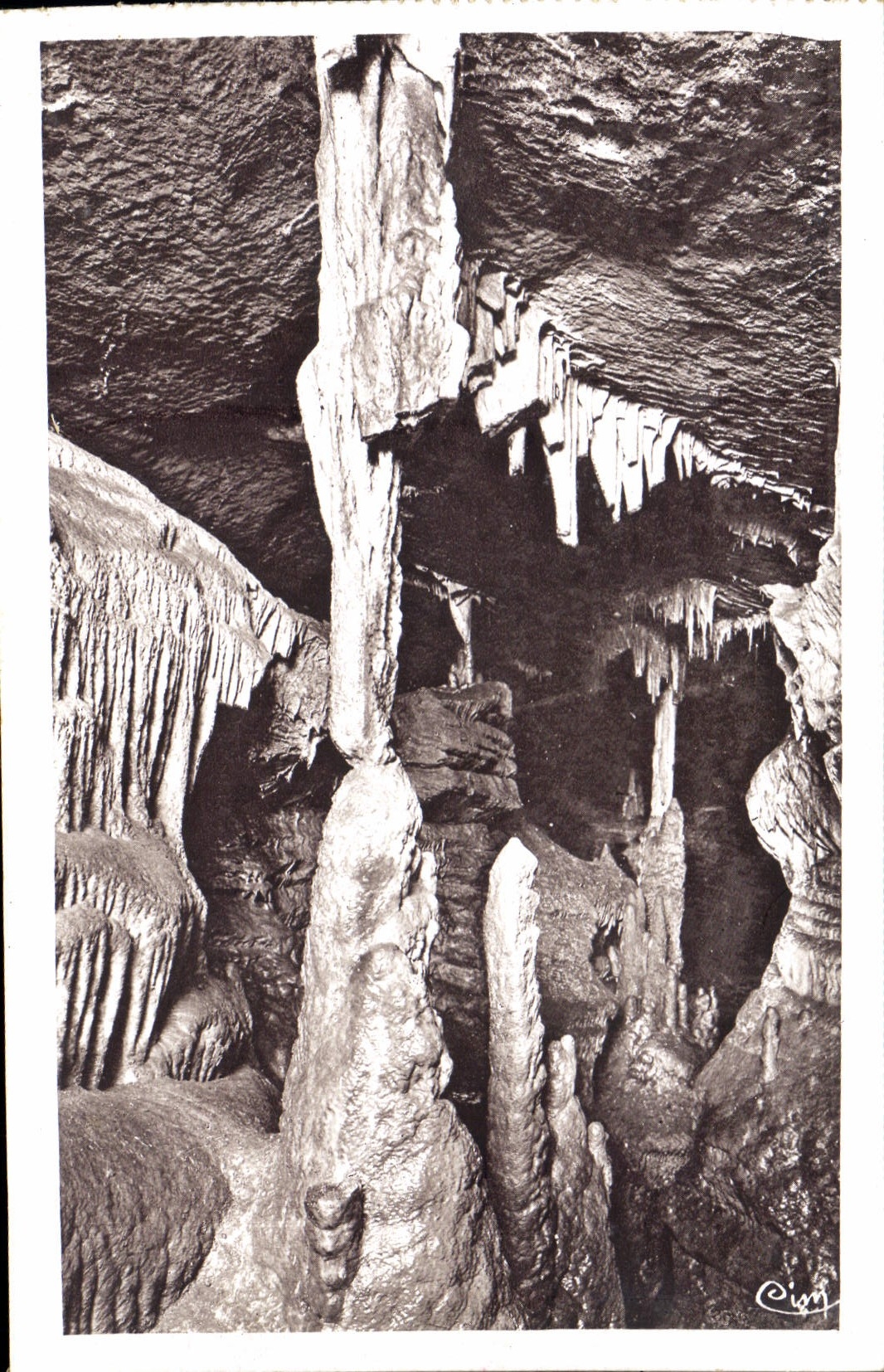 CPA Grottes de Baume les Messieurs Jura Galerie du Diapason