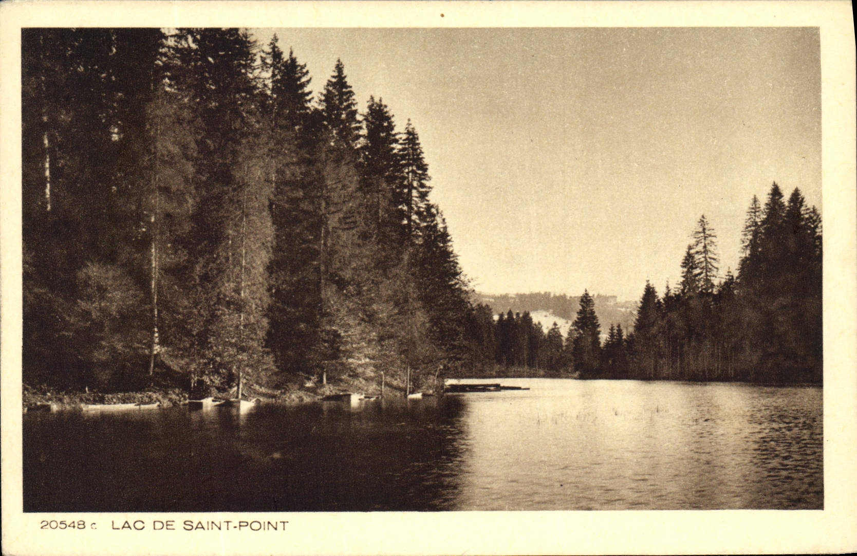 CPA Lac de Saint Point 