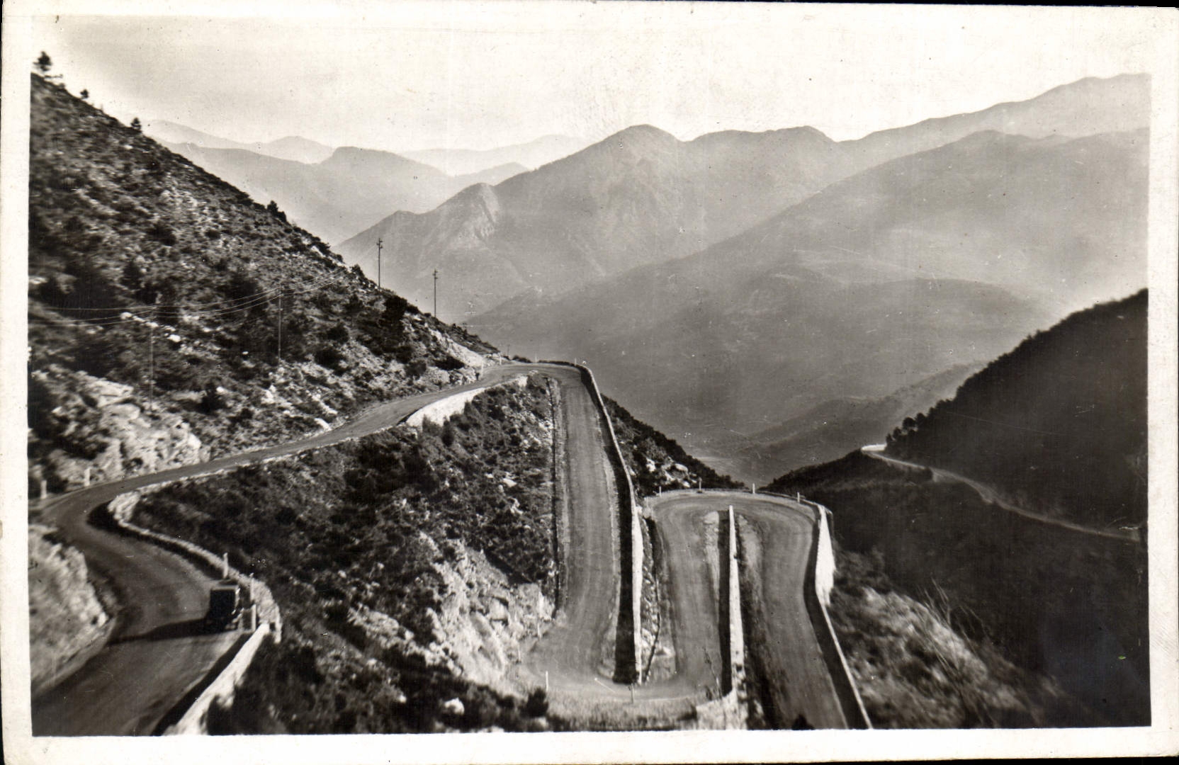CPA Col de Braus Les Lacets vers Sospel 