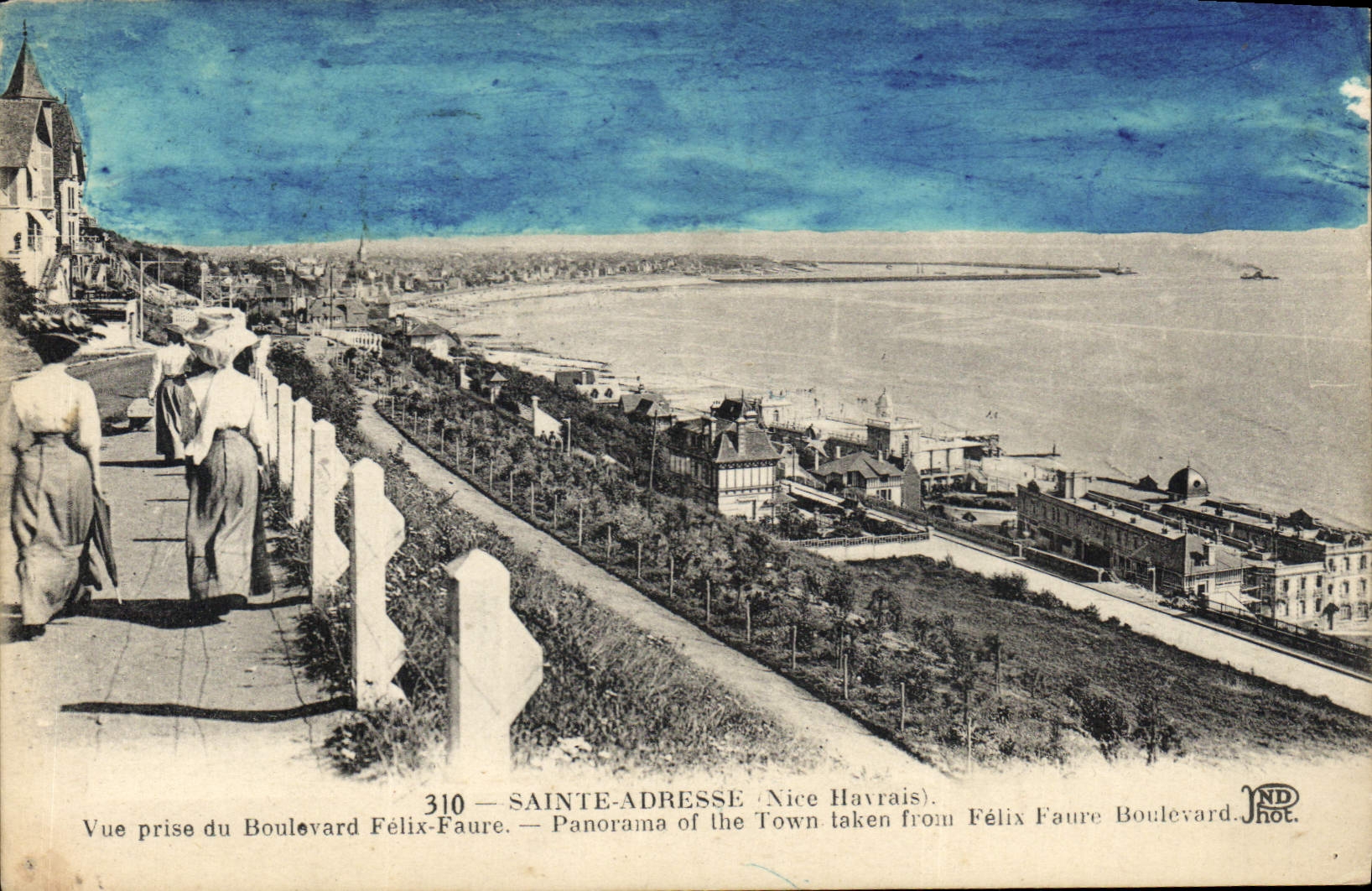 CPA Sainte Adresse Nice Havrais Vue prise du Boulevard Felix Faure