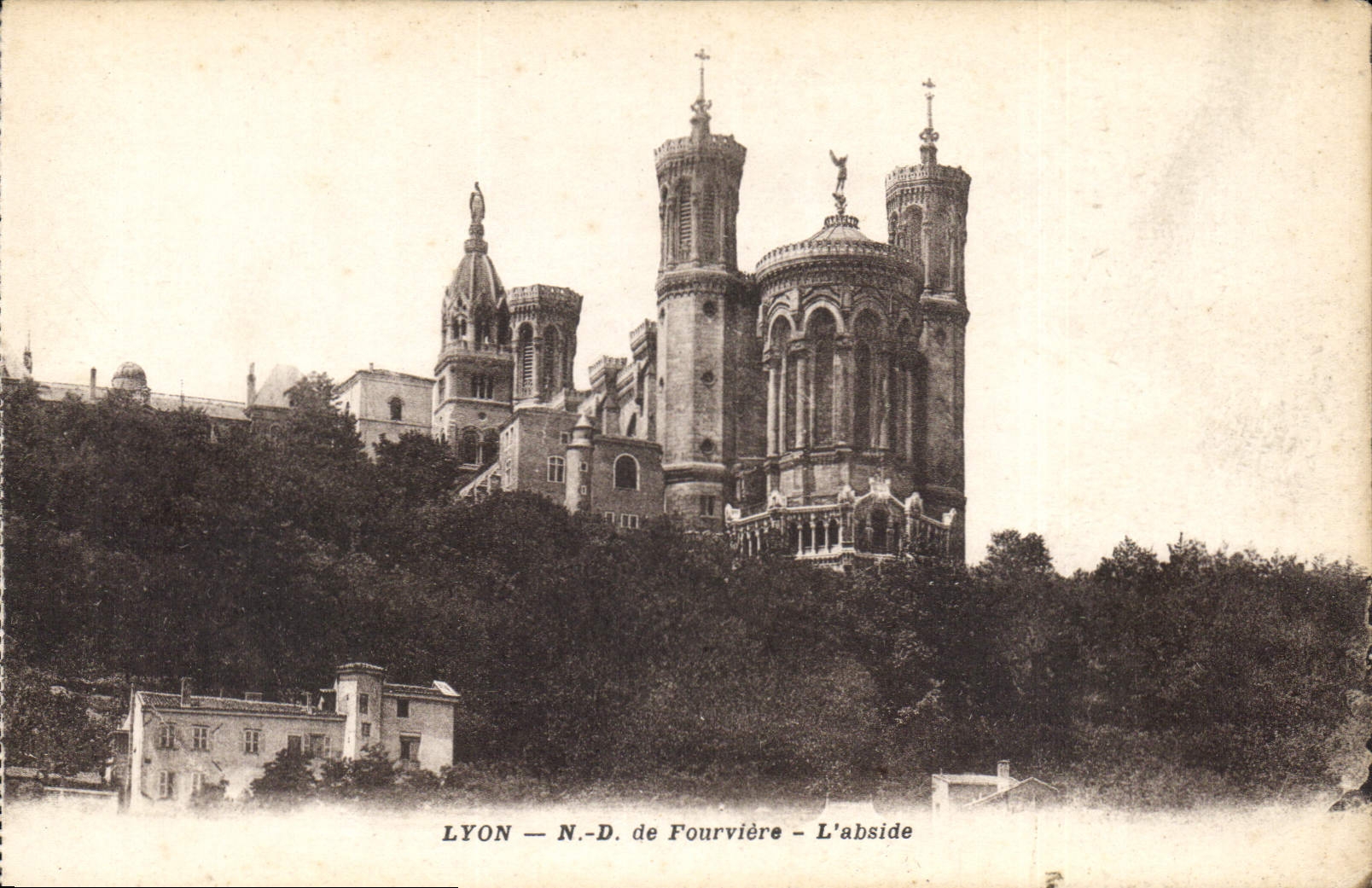CPA Lyon ND de Fourviere L'abside 
