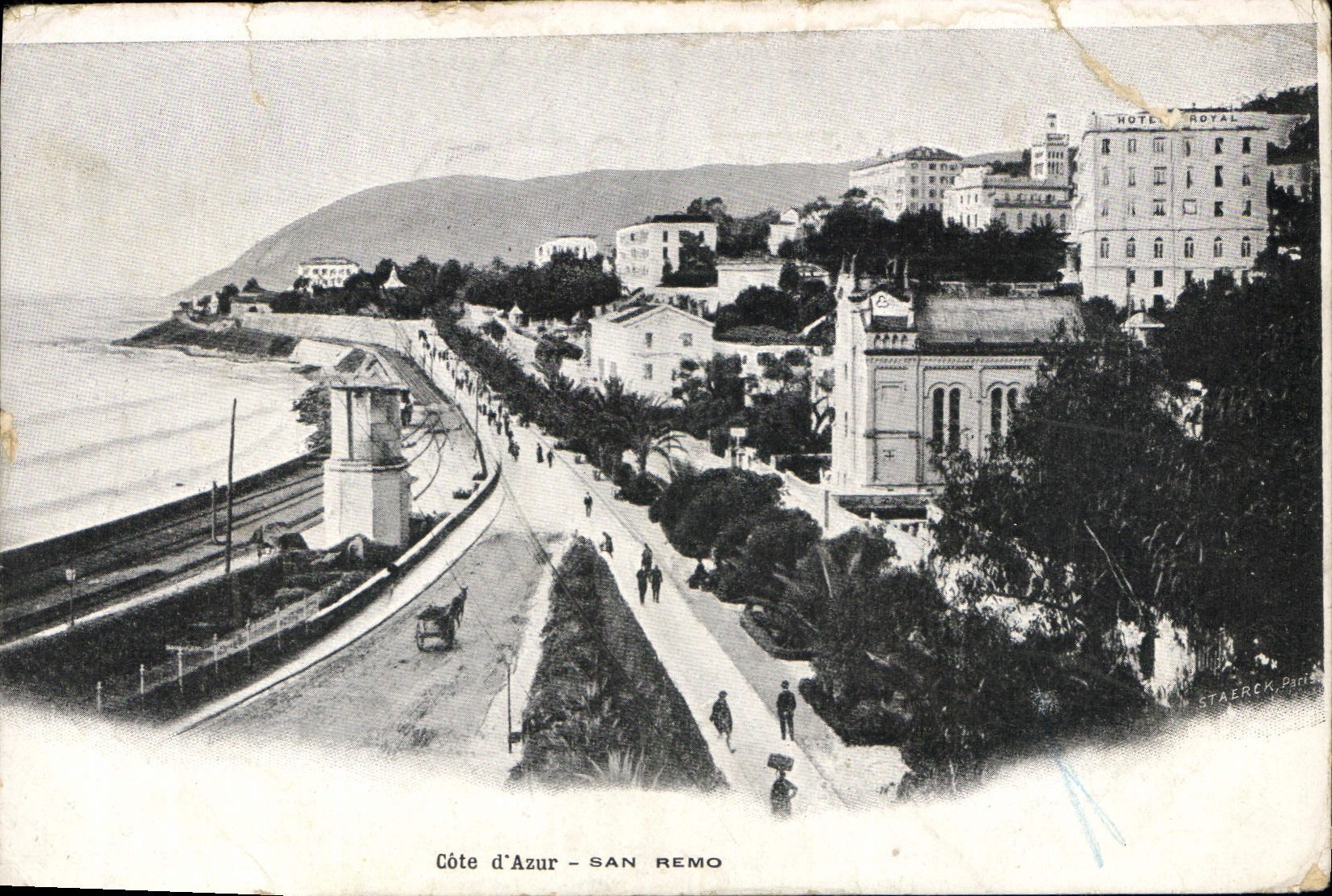 CPA Cote d'Azur San Remo 