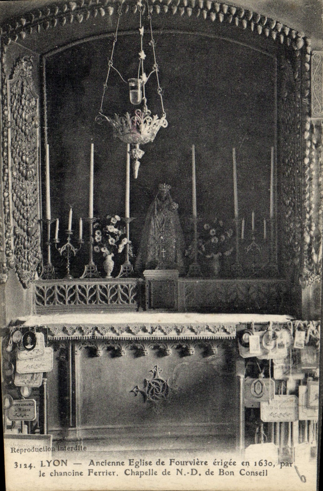 CPA Lyon Ancienne Eglise de Fourviere erigee en 1630