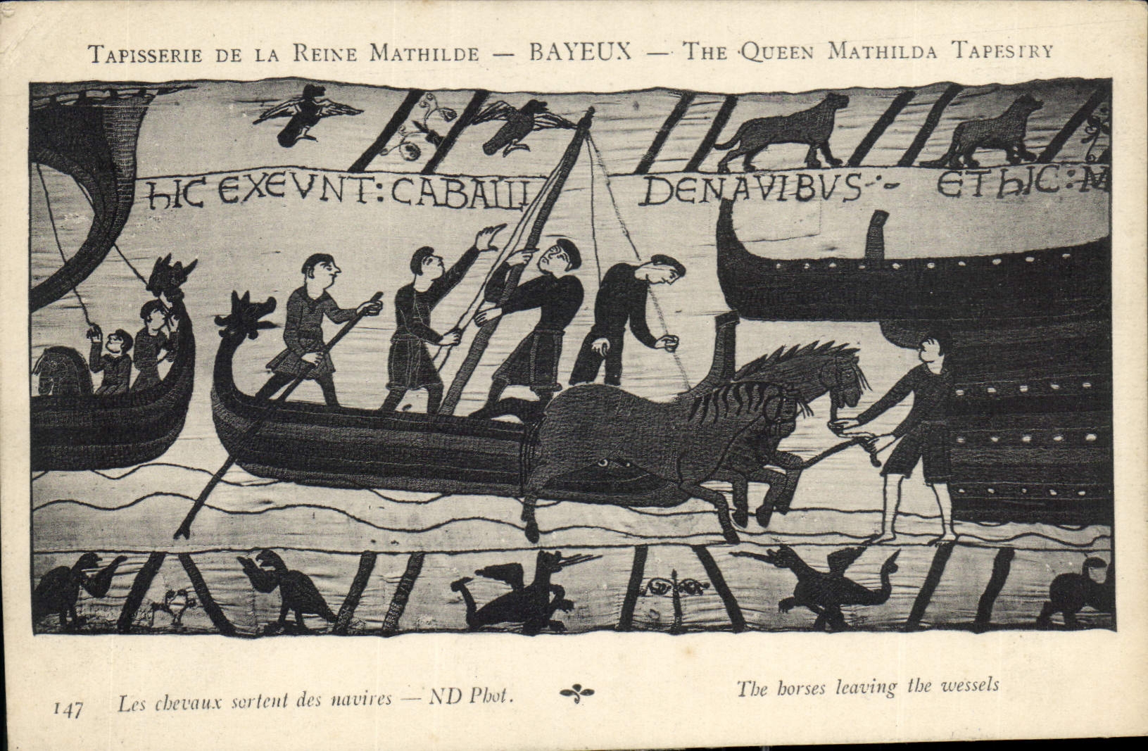 CPA Tapisserie de la Reine Mathilde Bayeux