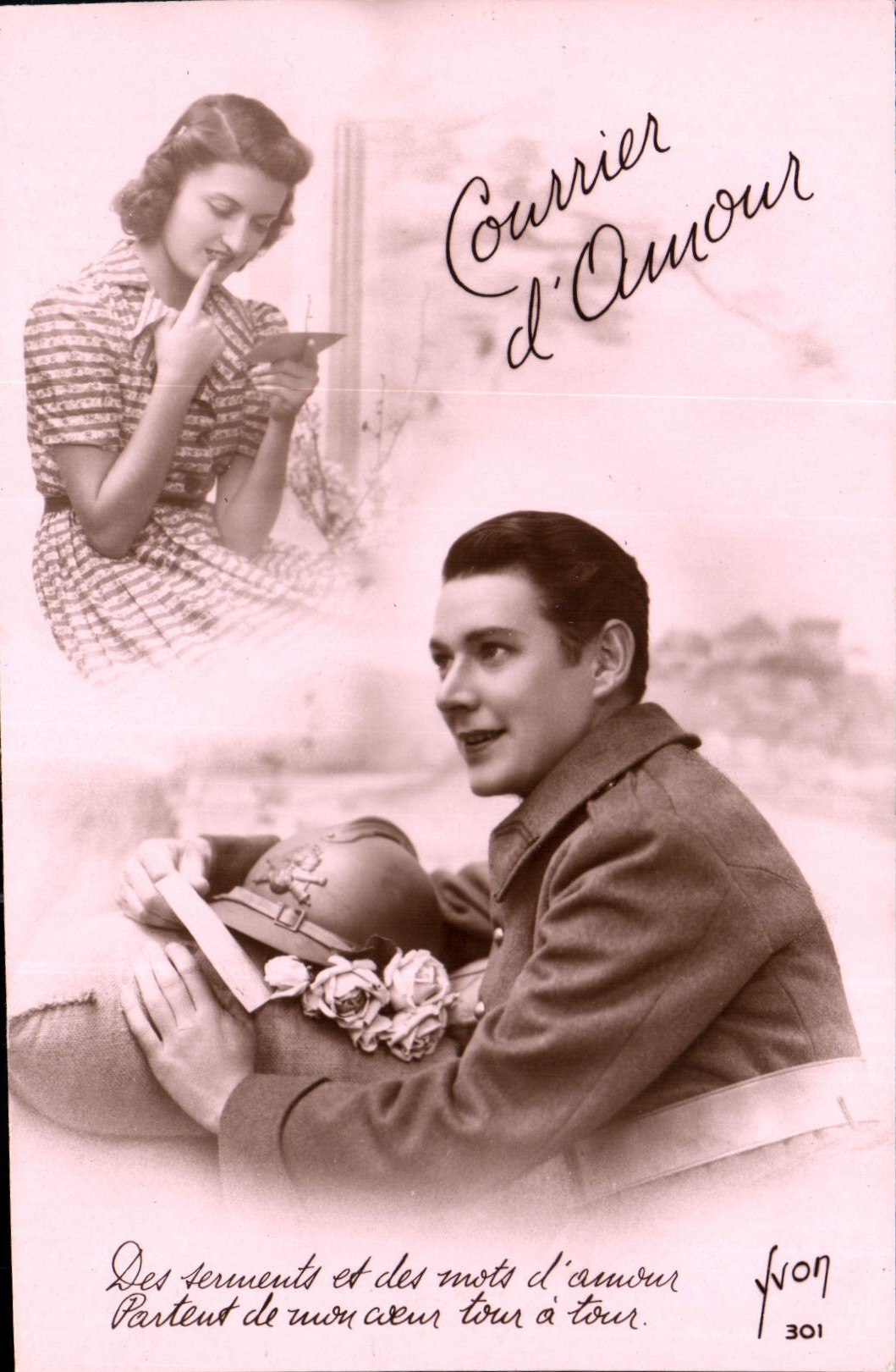 CPA Courrier d'Amour 